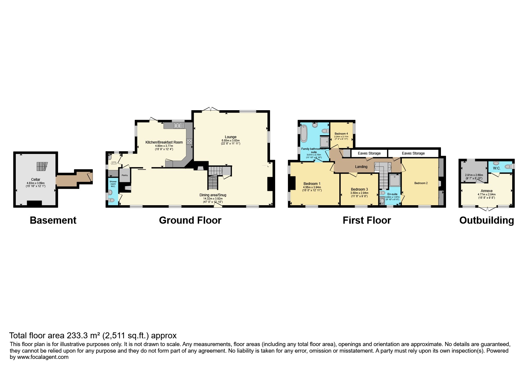 Ravens House, Upper Street, Tilmanstone floorplan