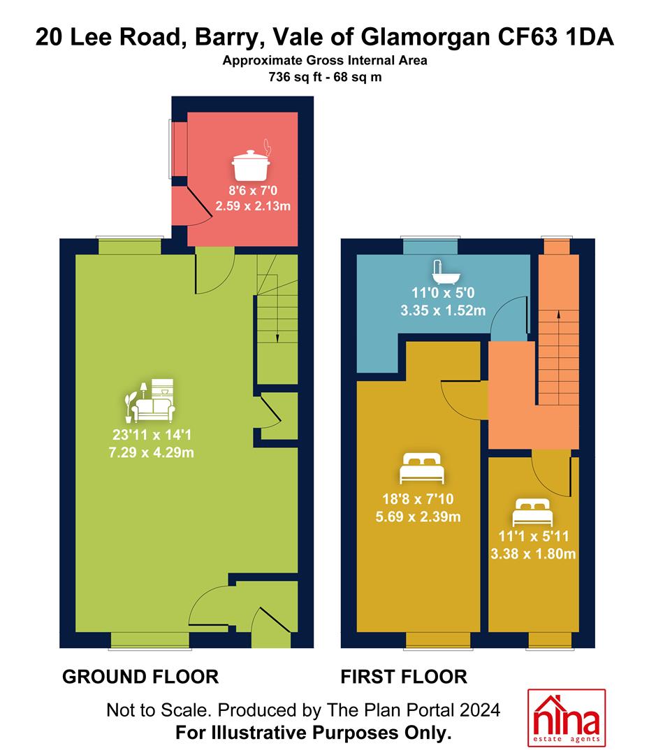 20, Lee Road, Barry floorplan