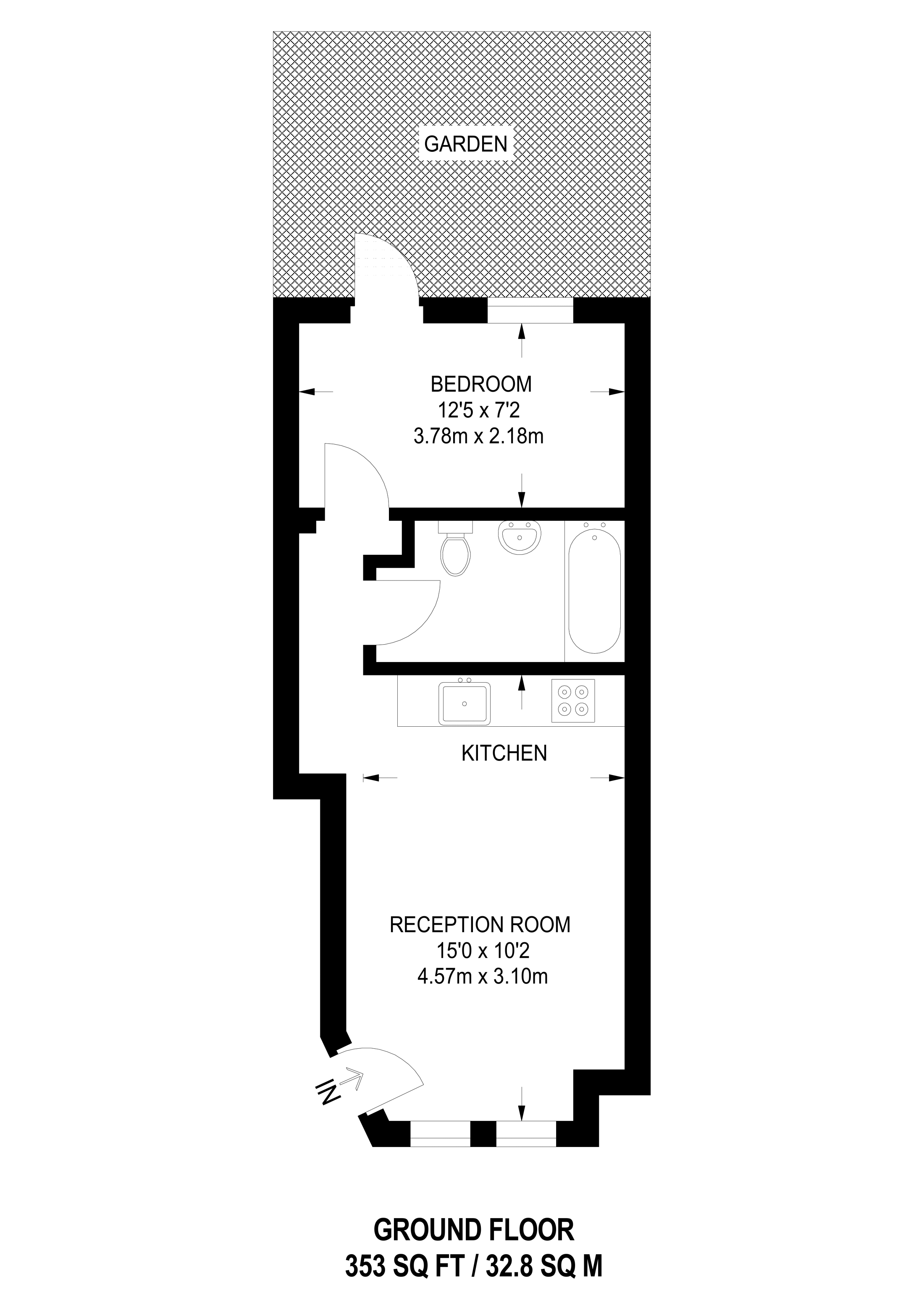 1 Bedrooms Flat for sale in West Gardens SW17, Colliers Wood, London,