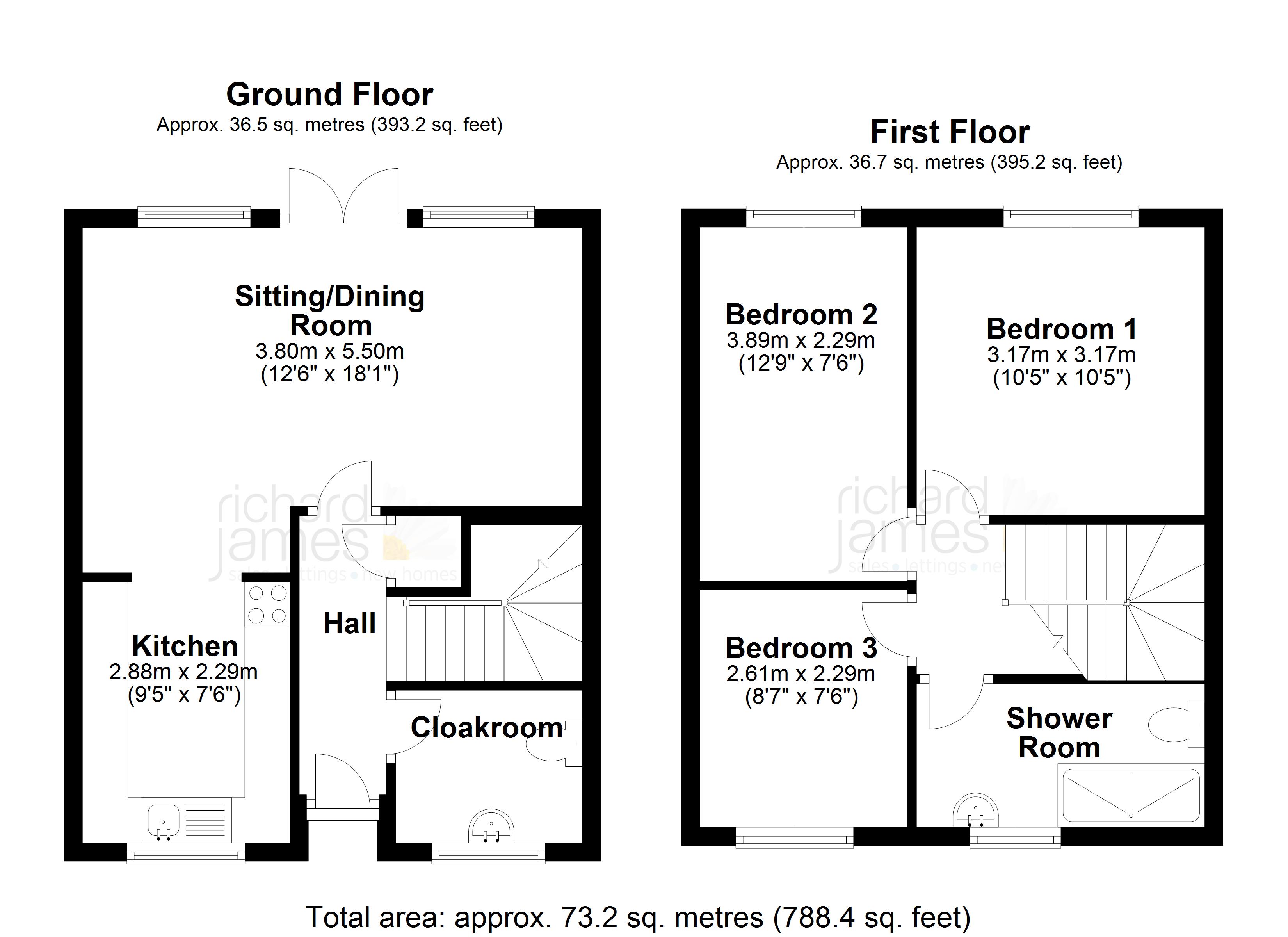 3 Bedrooms Terraced house for sale in Holbein Close, Grange Park, Swindon, Wiltshire SN5