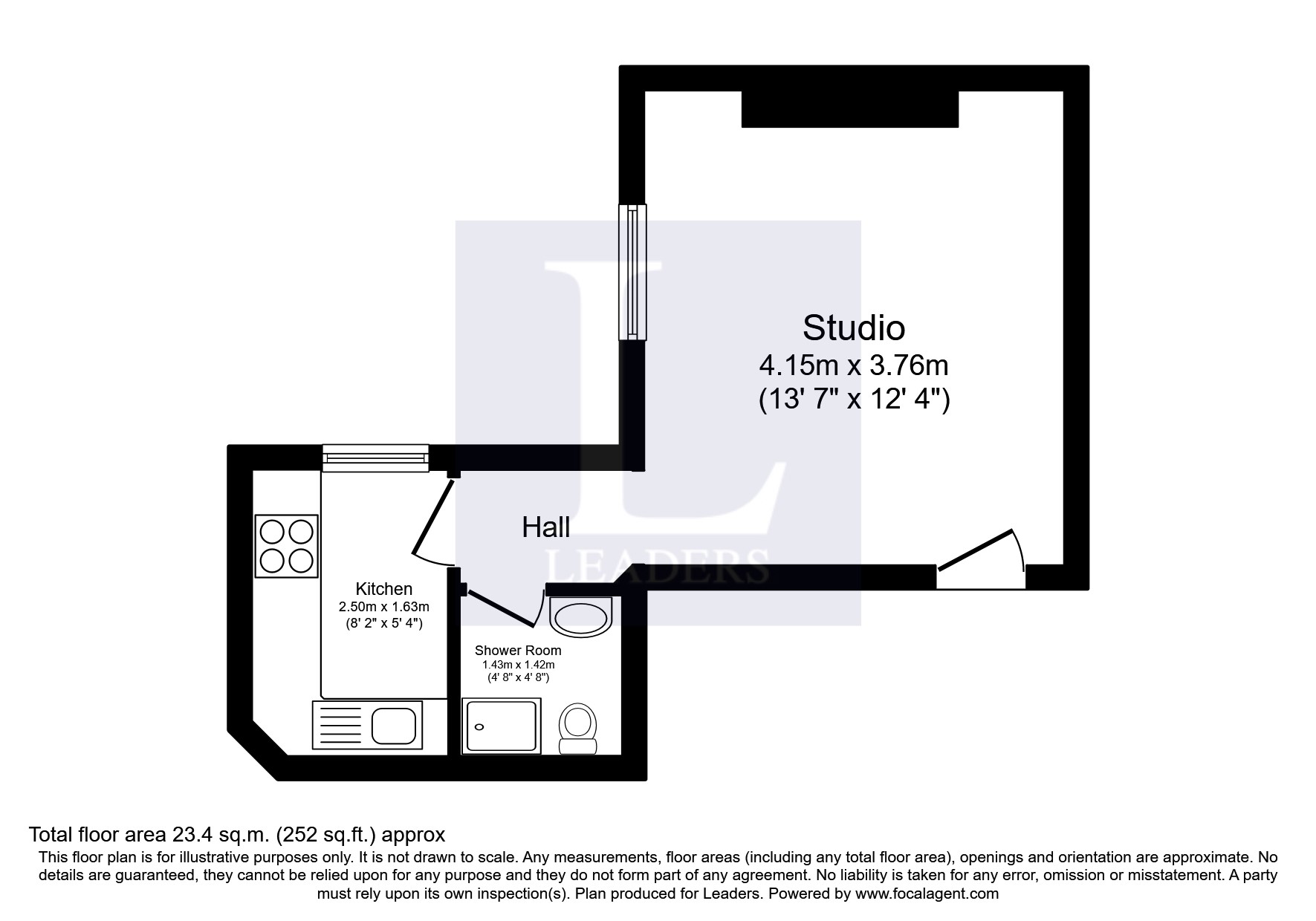 Flat 4, 8, Jenner Walk, Cheltenham floorplan