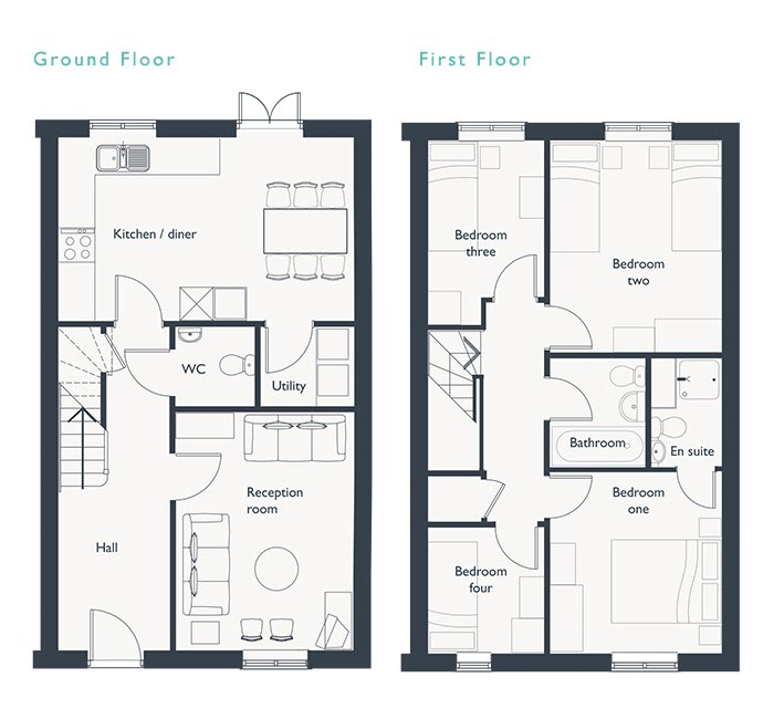 4 Bedrooms Terraced house for sale in Cresswell Park, Angmering, West Sussex BN16