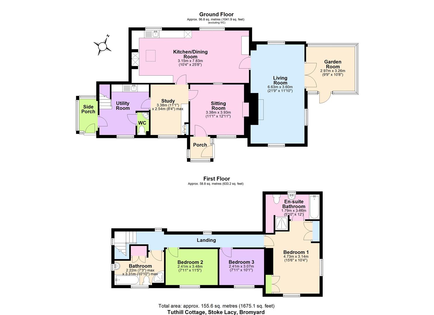 Tuthill Cottage, Bromyard floorplan
