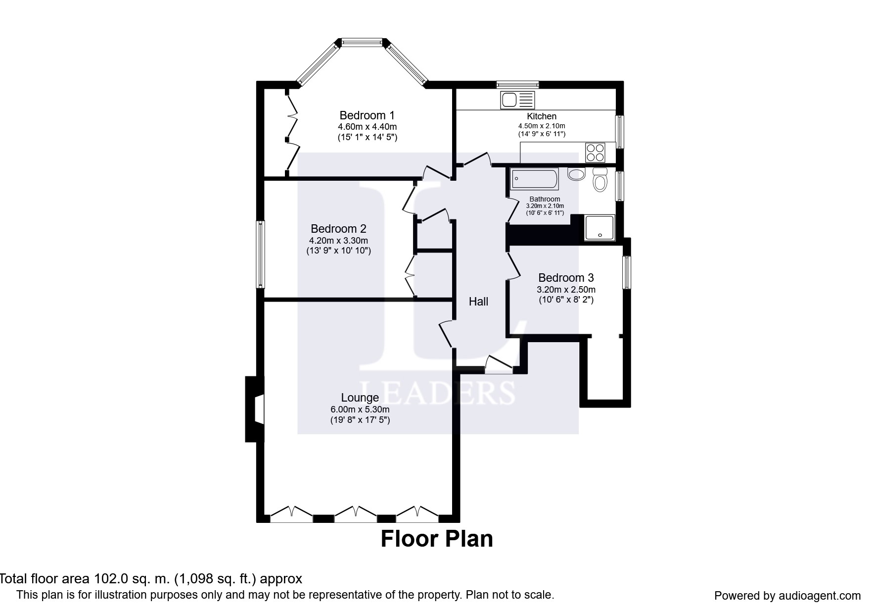 3 Bedrooms Flat to rent in Wilbury Road, Hove BN3