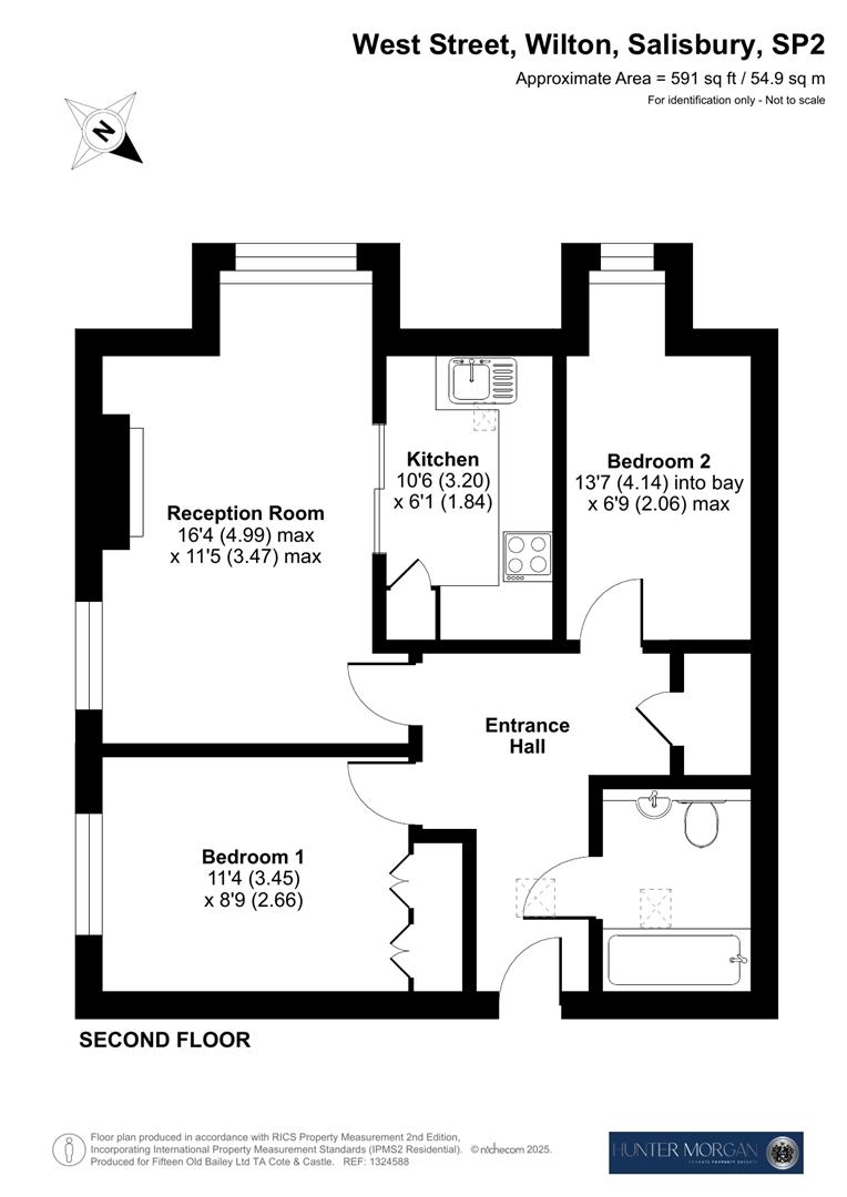 Flat 16, Pembroke Court, West Street, Wilton floorplan