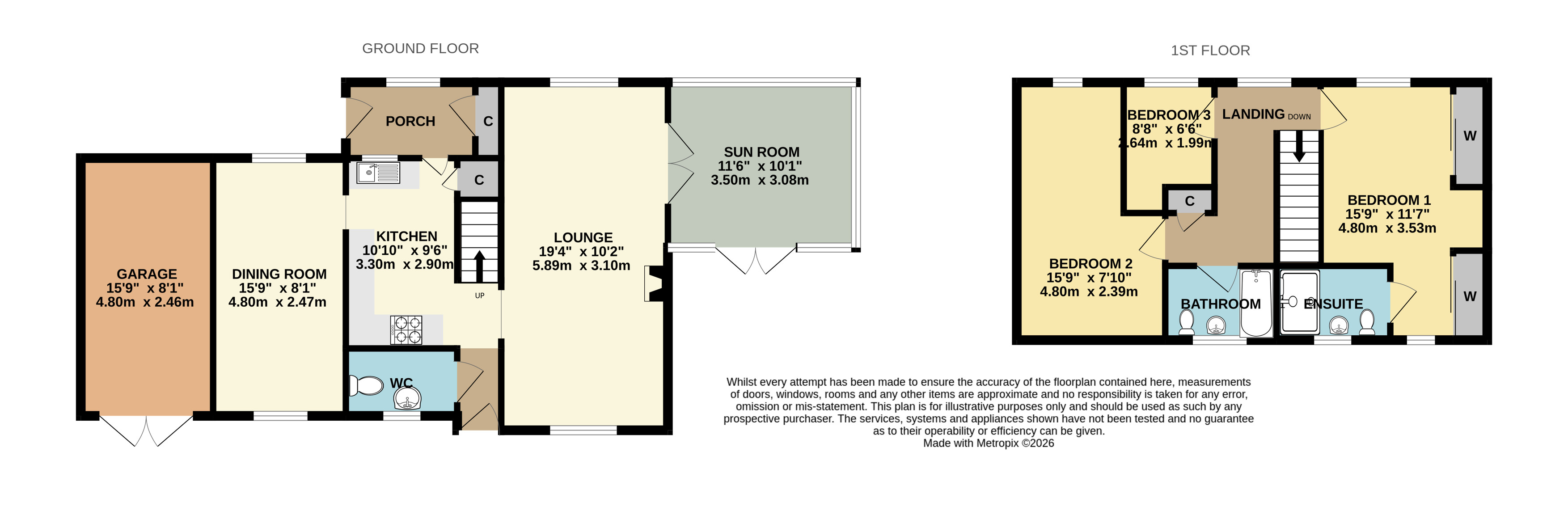 Swallowsrest, 1, White Hart Close, Barnstaple floorplan