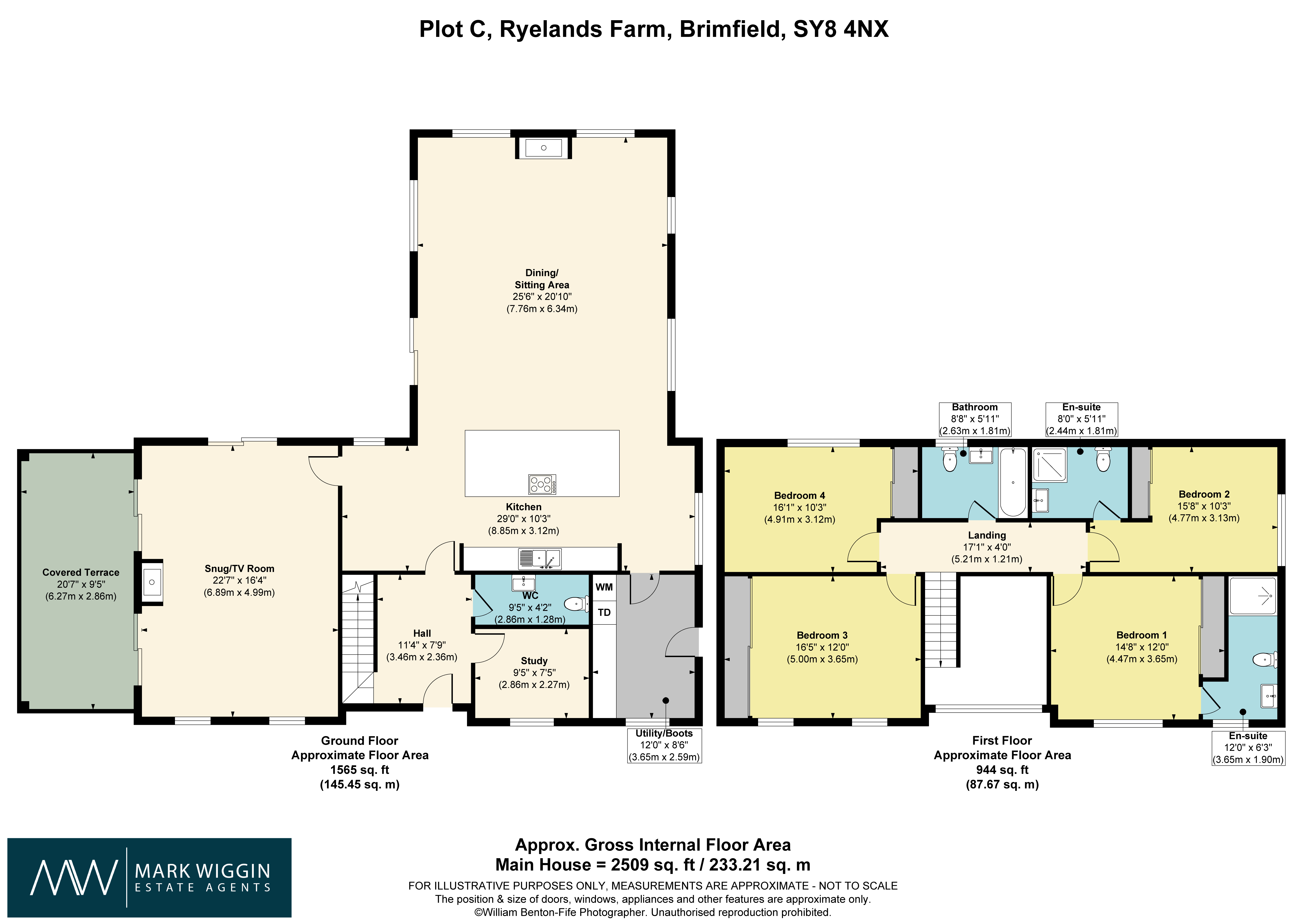 Birch View,, Brimfield, Herefordshire floorplan