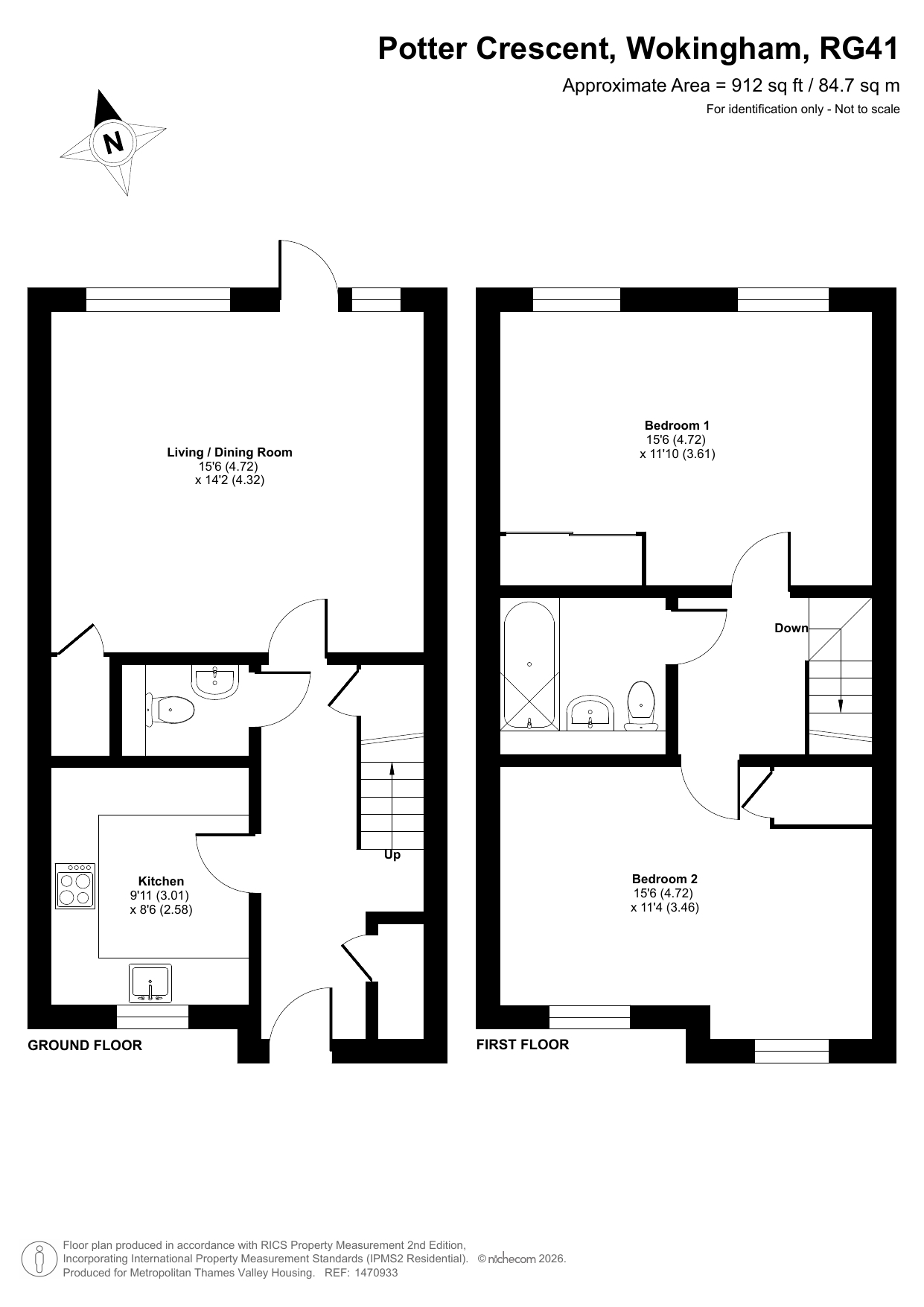 Potter Crescent, Wokingham floorplan