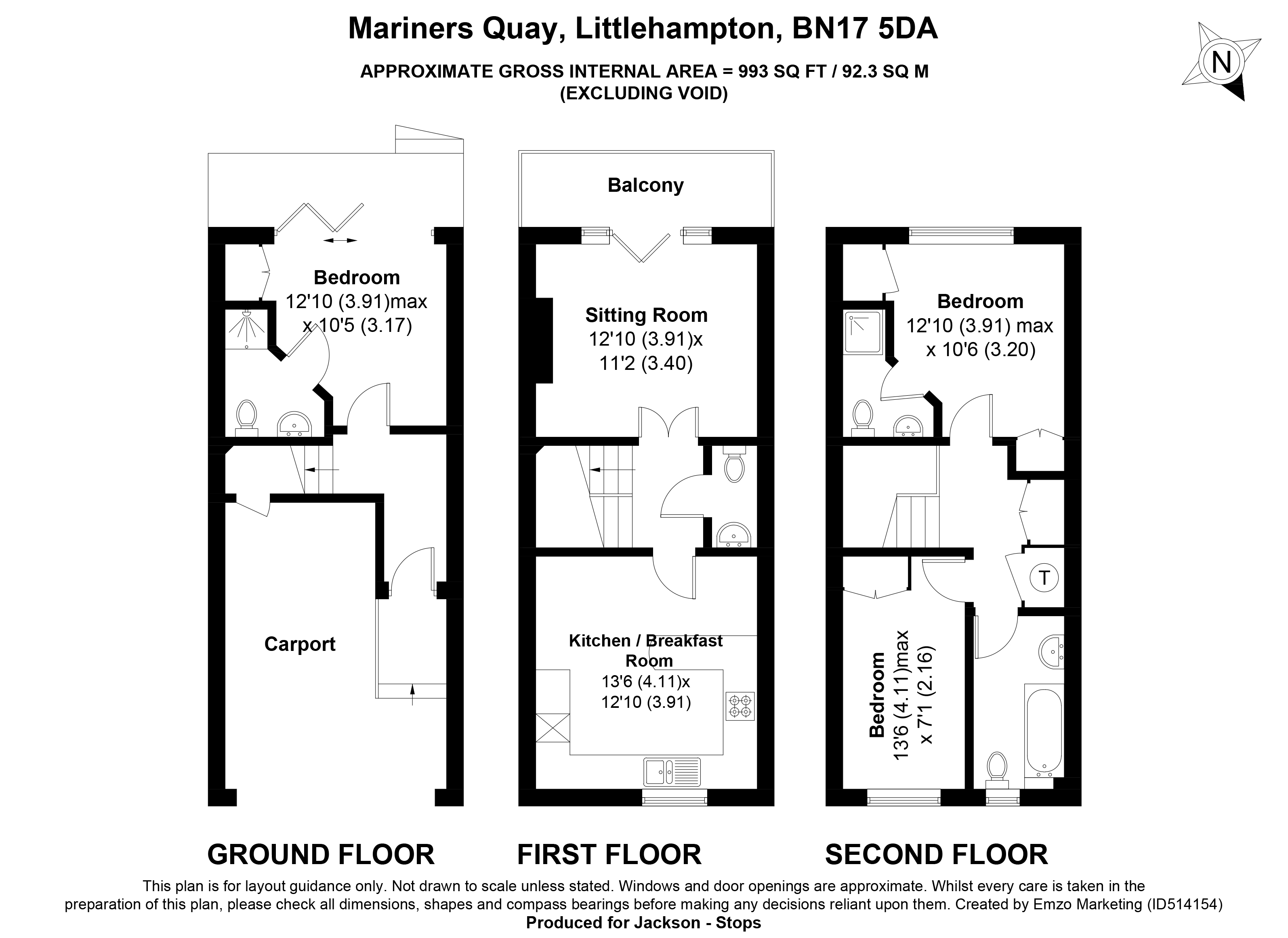 3 Bedrooms Terraced house for sale in Mariners Quay, Littlehampton, West Sussex BN17