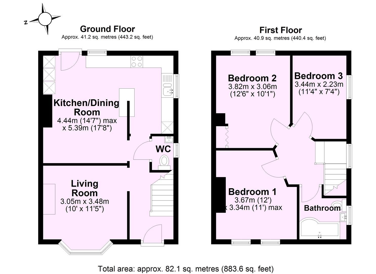 308, Burton Stone Lane, York floorplan