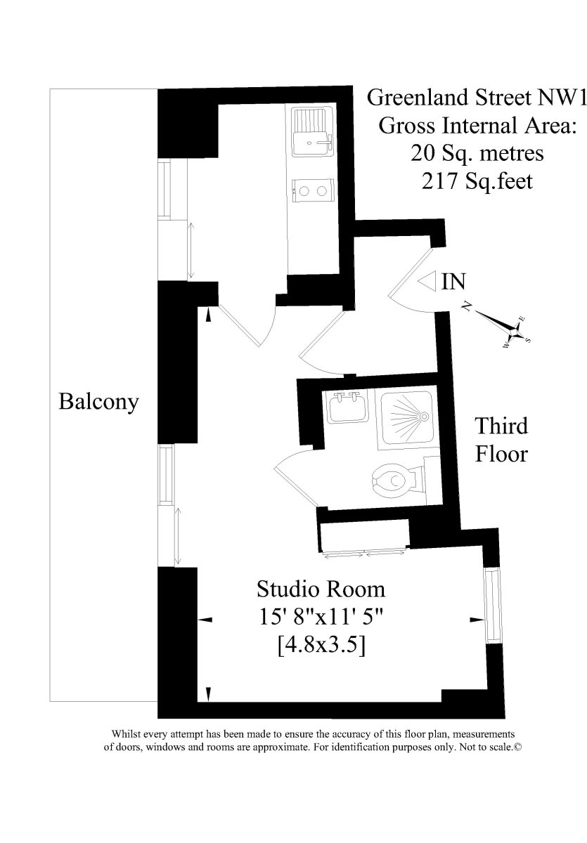 0 Bedrooms Studio to rent in Greenland Street, London NW1