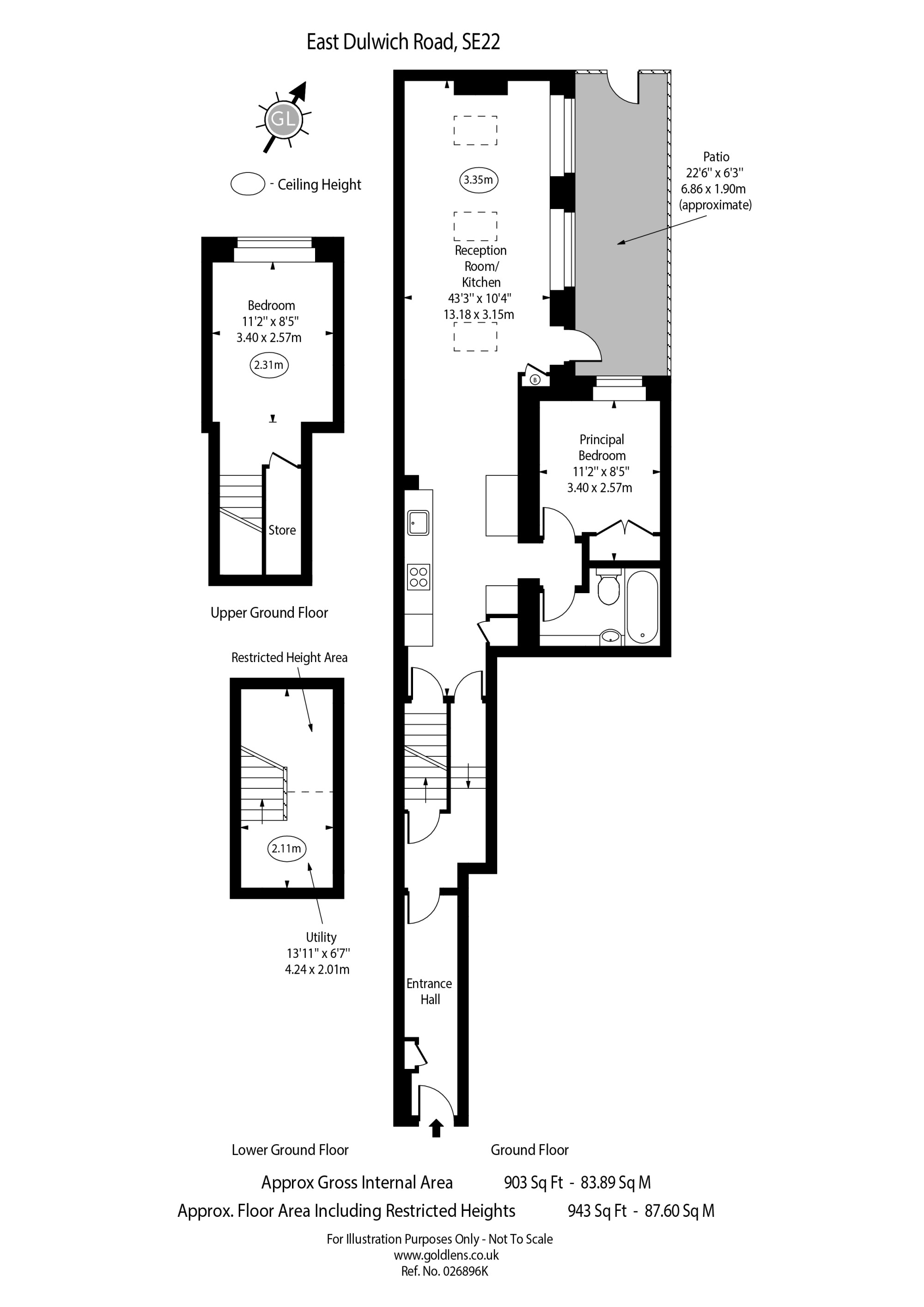 52-54, East Dulwich Road, East Dulwich floorplan