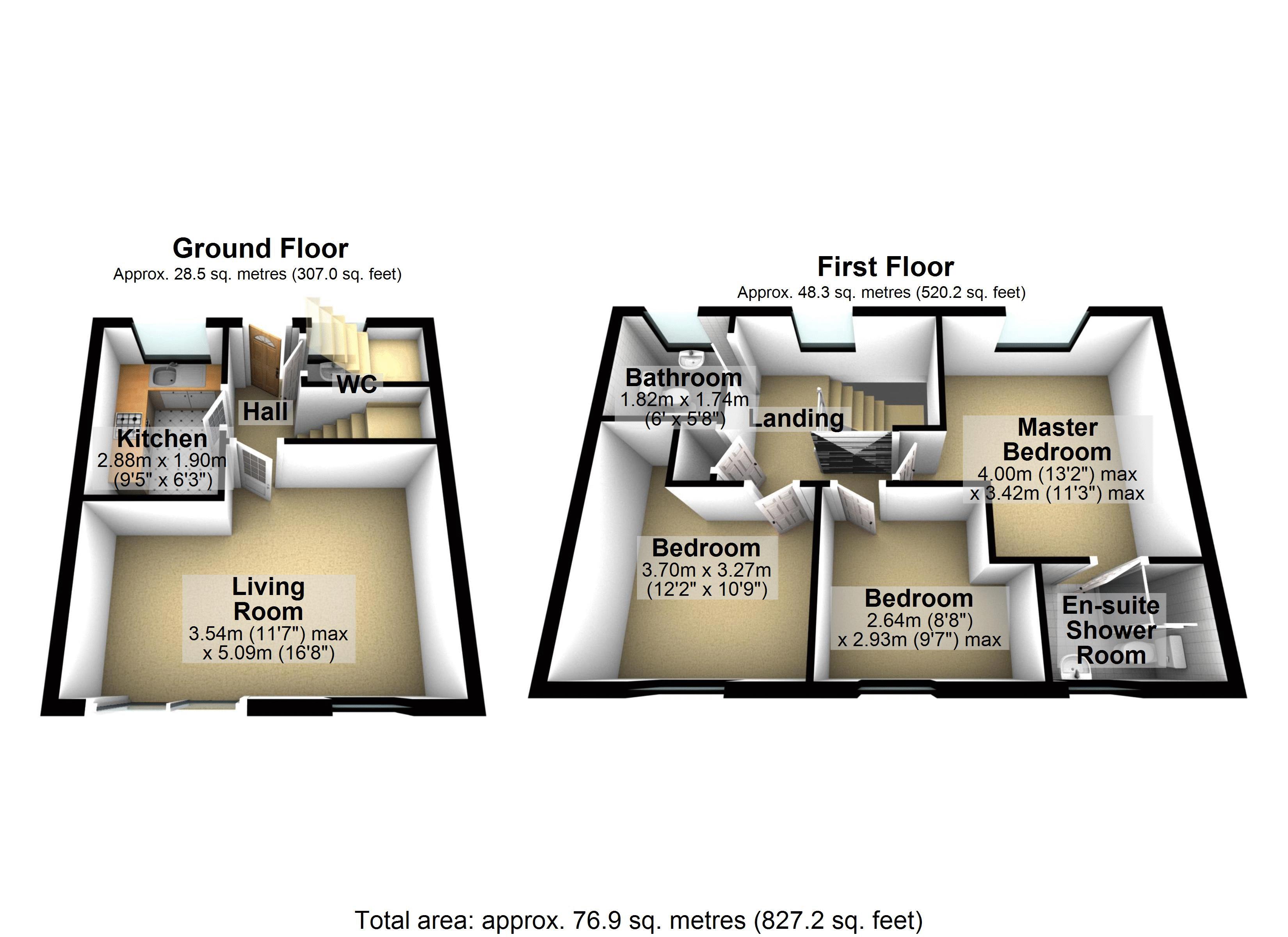 3 Bedrooms Terraced house for sale in Carberry View, Weston Village, Weston-Super-Mare BS24