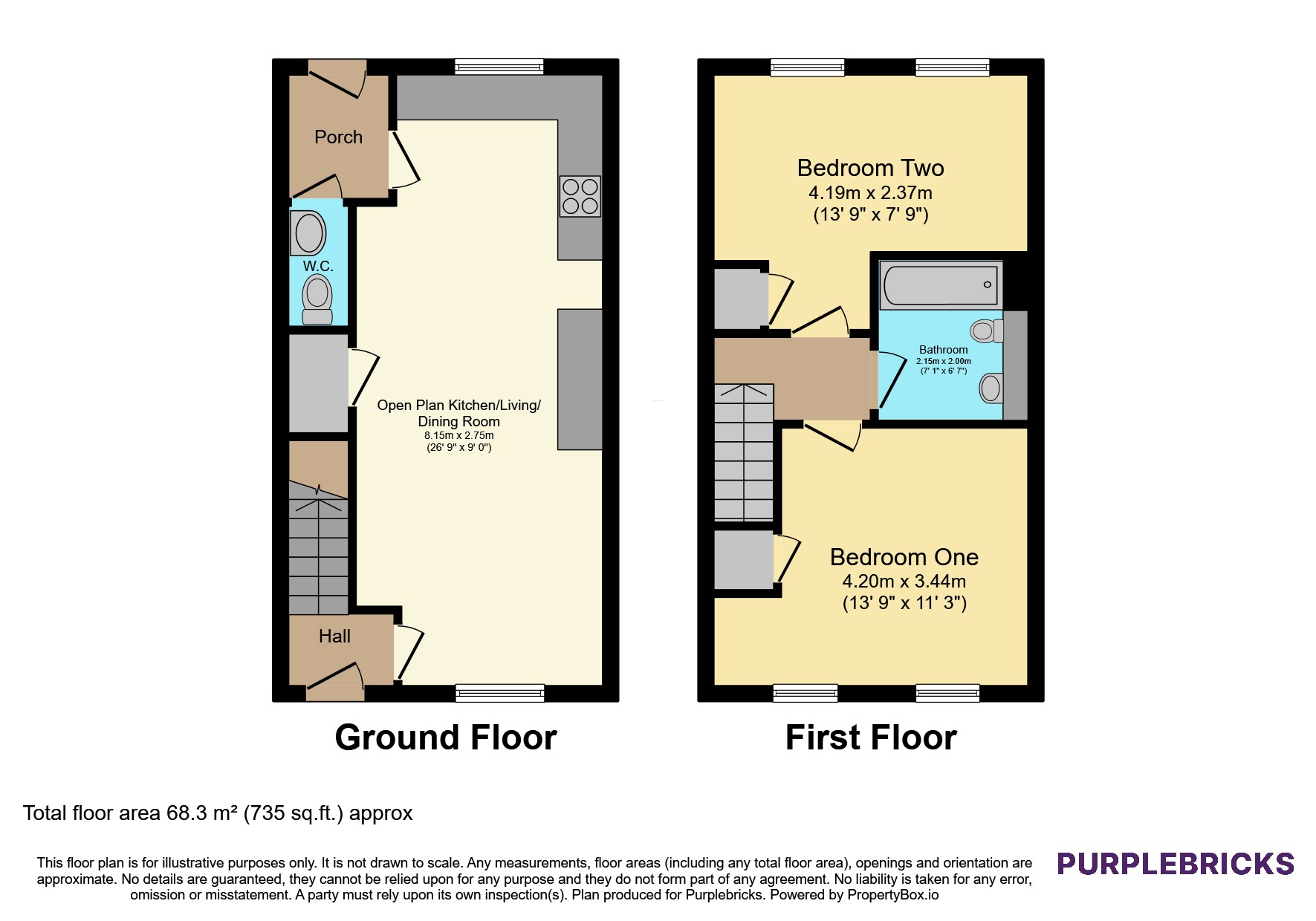 5, Walker Close, Bedford floorplan