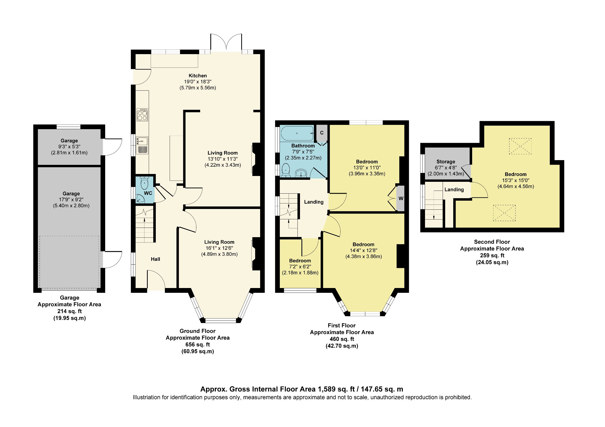 19 Kings Croft Gardens, Leeds floorplan