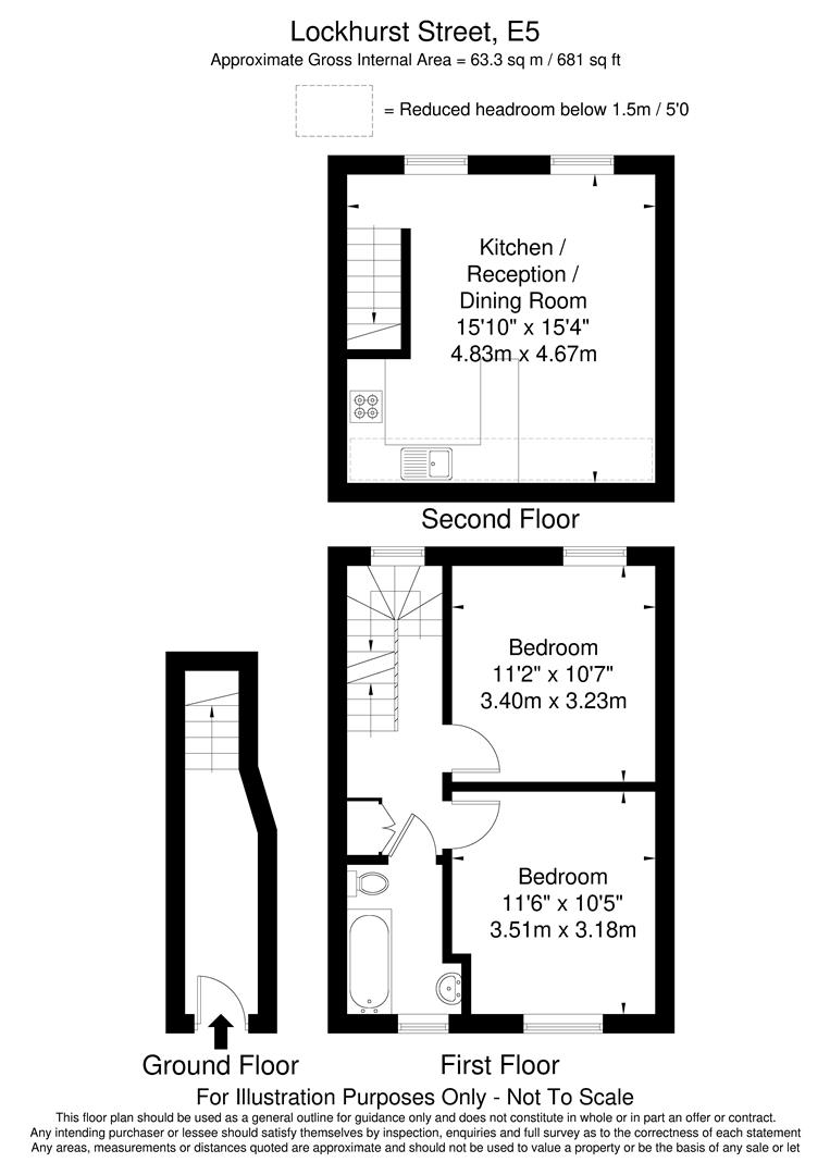 45B, Lockhurst Street, London floorplan
