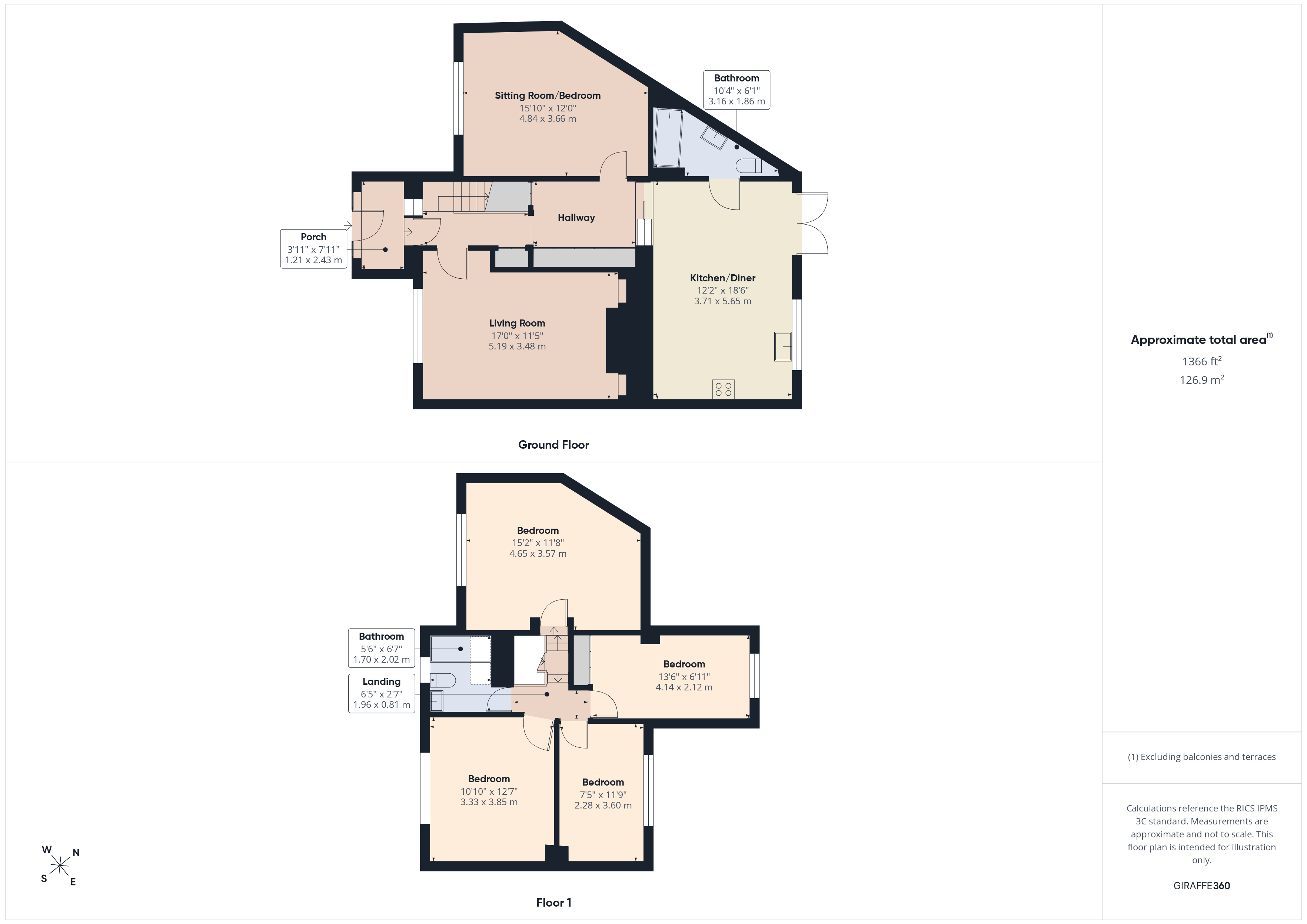 2, Killinghall Grove, West Yorkshire floorplan