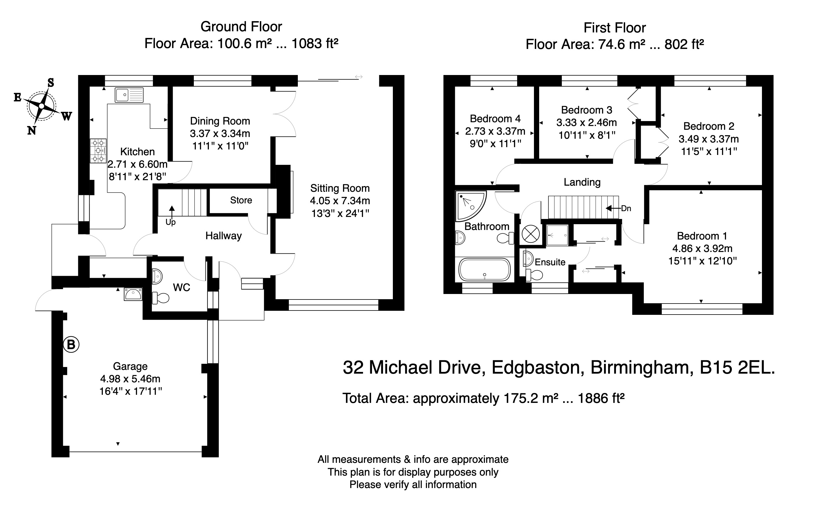 32, Michael Drive, Birmingham floorplan