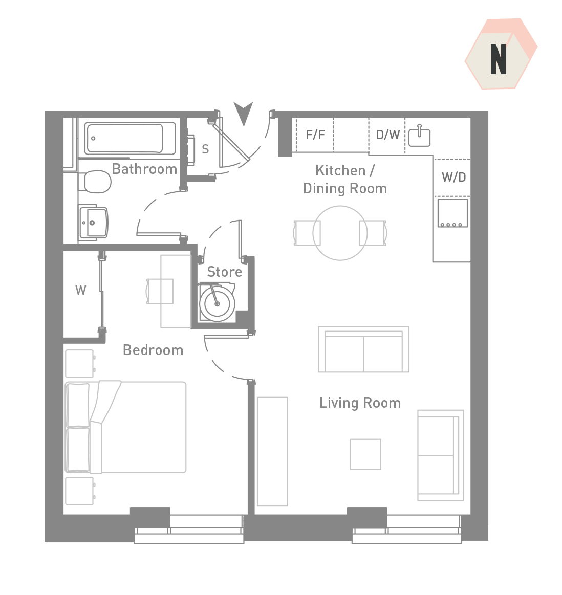 1 Bedrooms Flat to rent in The Lansdowne, Hagley Road B16