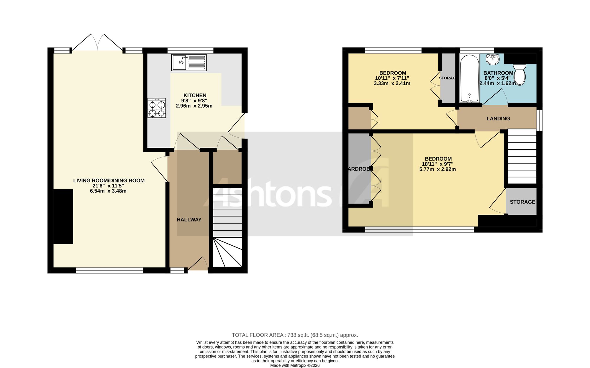 76 Belvedere Road, Wigan floorplan