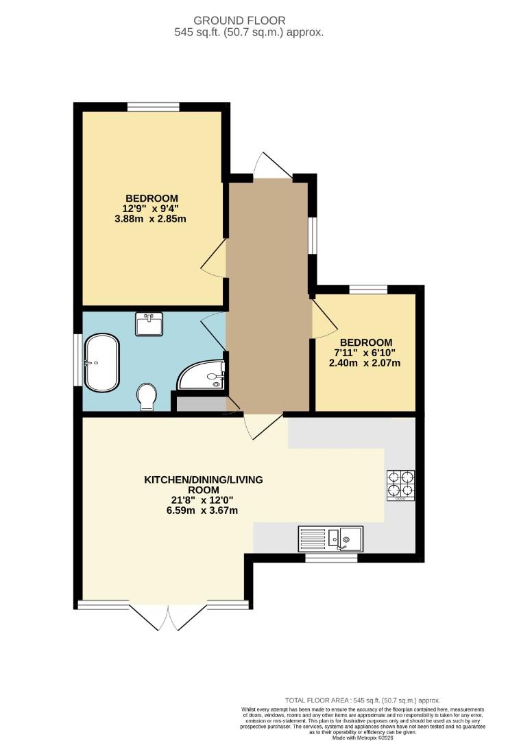 68, Dormer Avenue, Leighton Buzzard floorplan