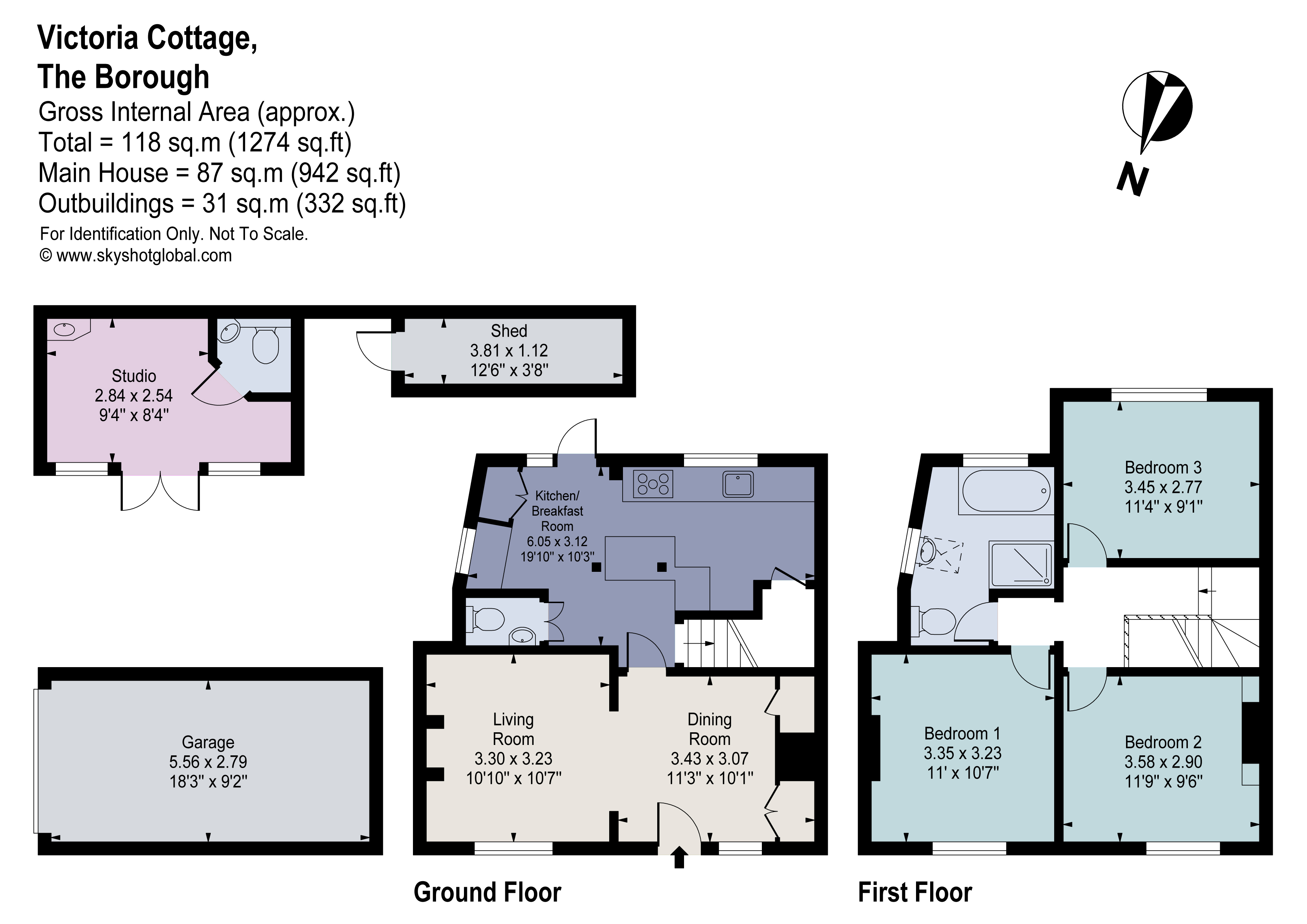Victoria Cottage, 11, The Borough, Farnham floorplan
