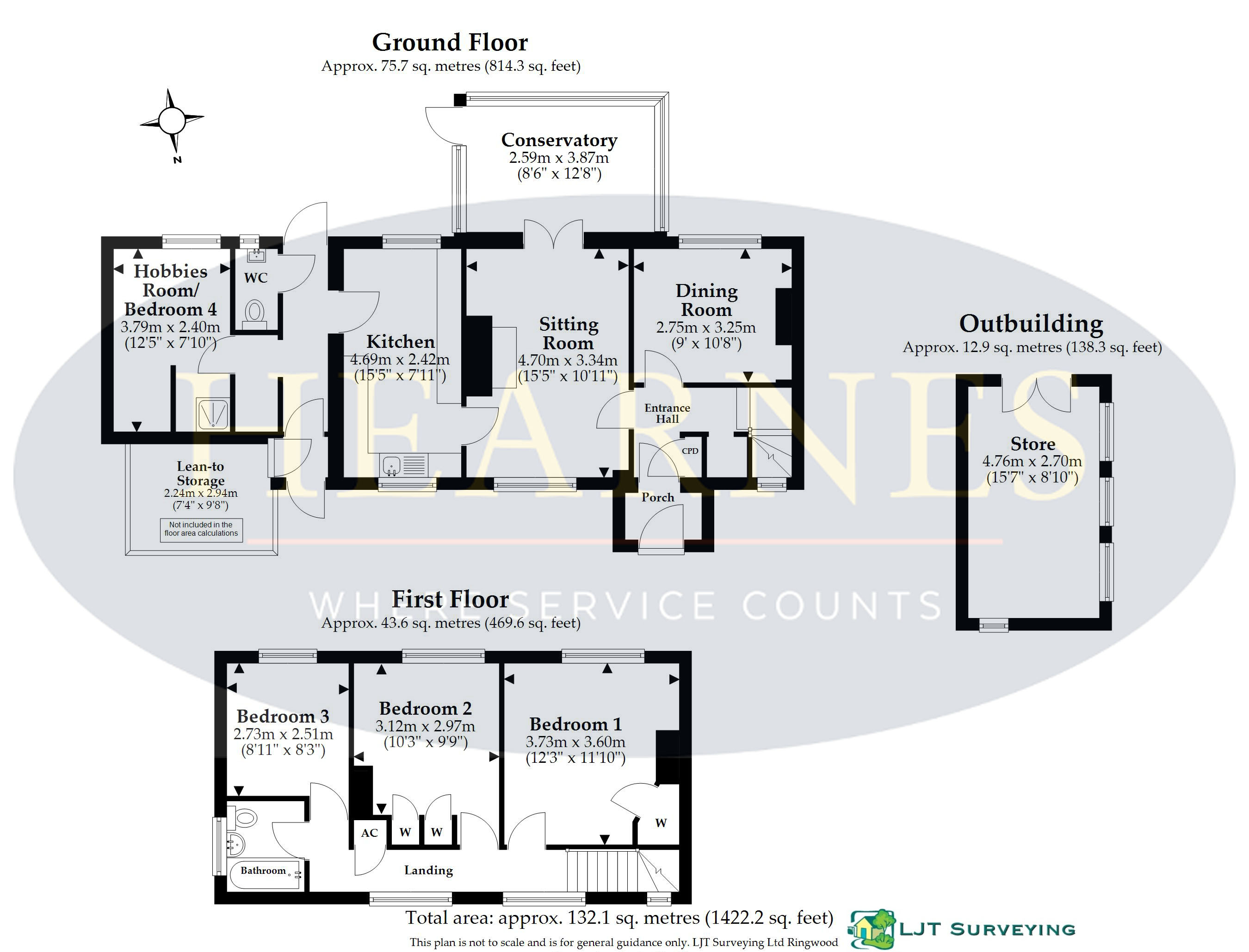 12, Ashbury Cottages, Hinton Martell floorplan
