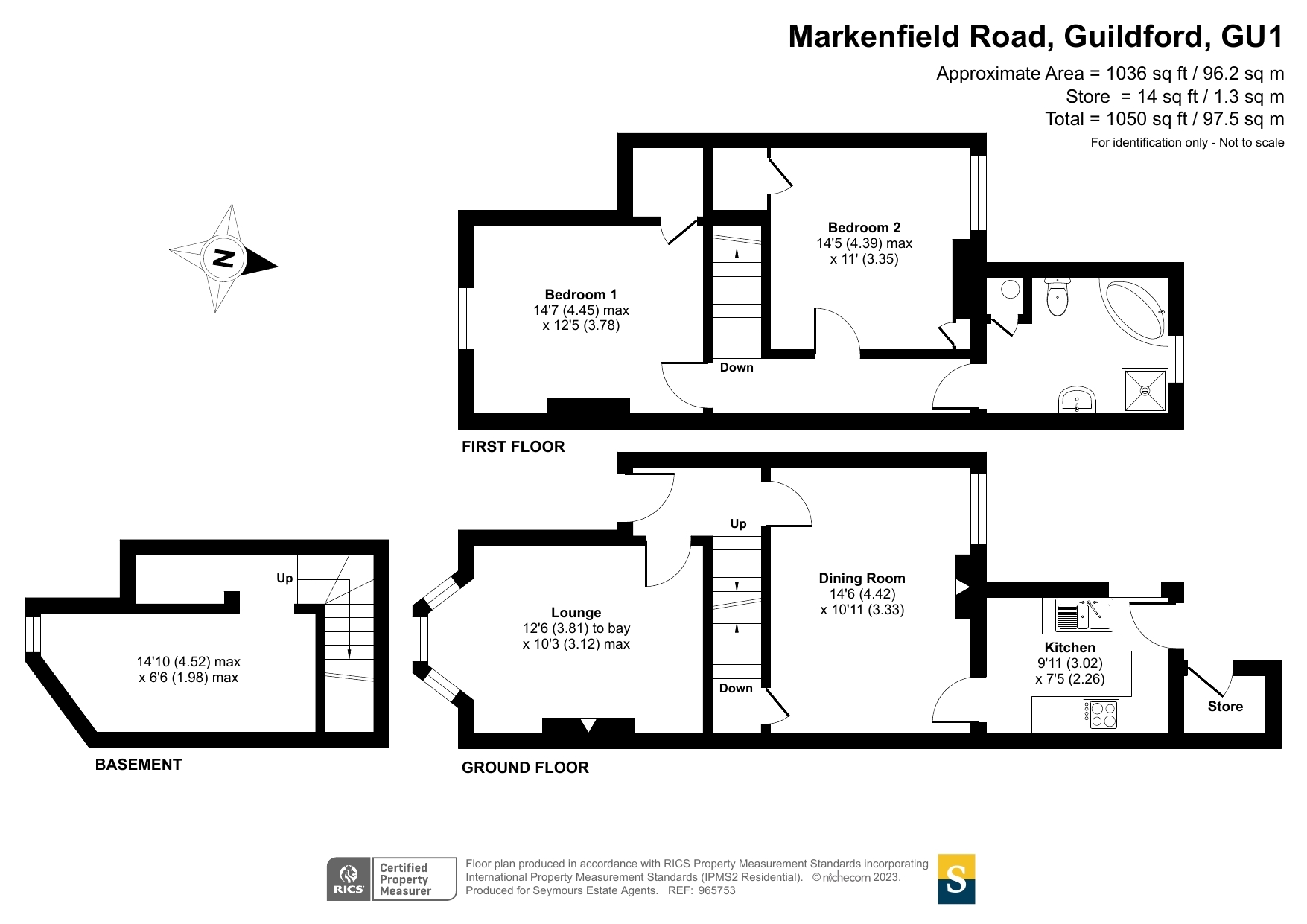60, Markenfield Road, Surrey floorplan
