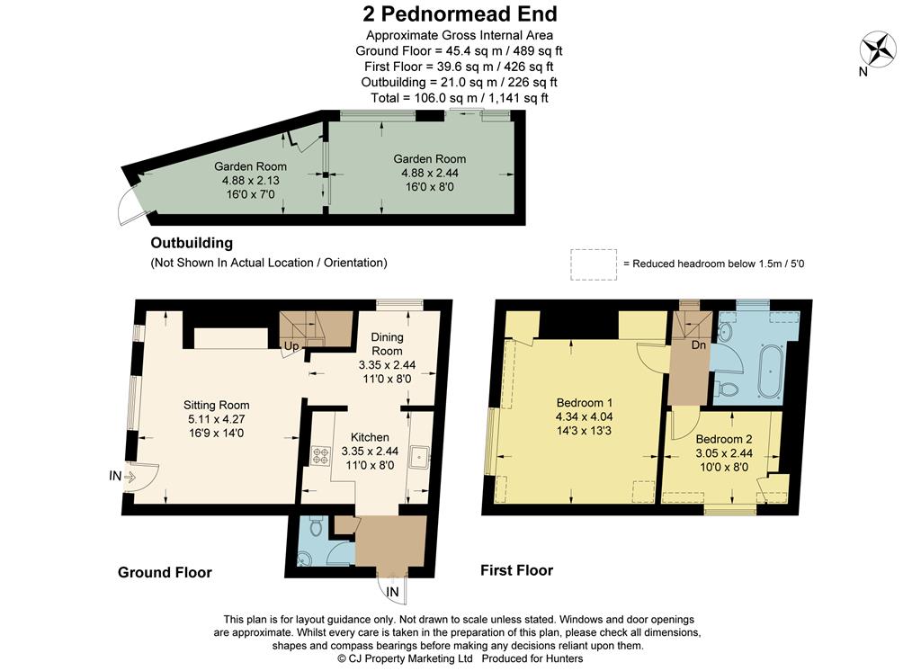 2 Bedrooms End terrace house for sale in Pednormead End, Chesham, Buckinghamshire HP5