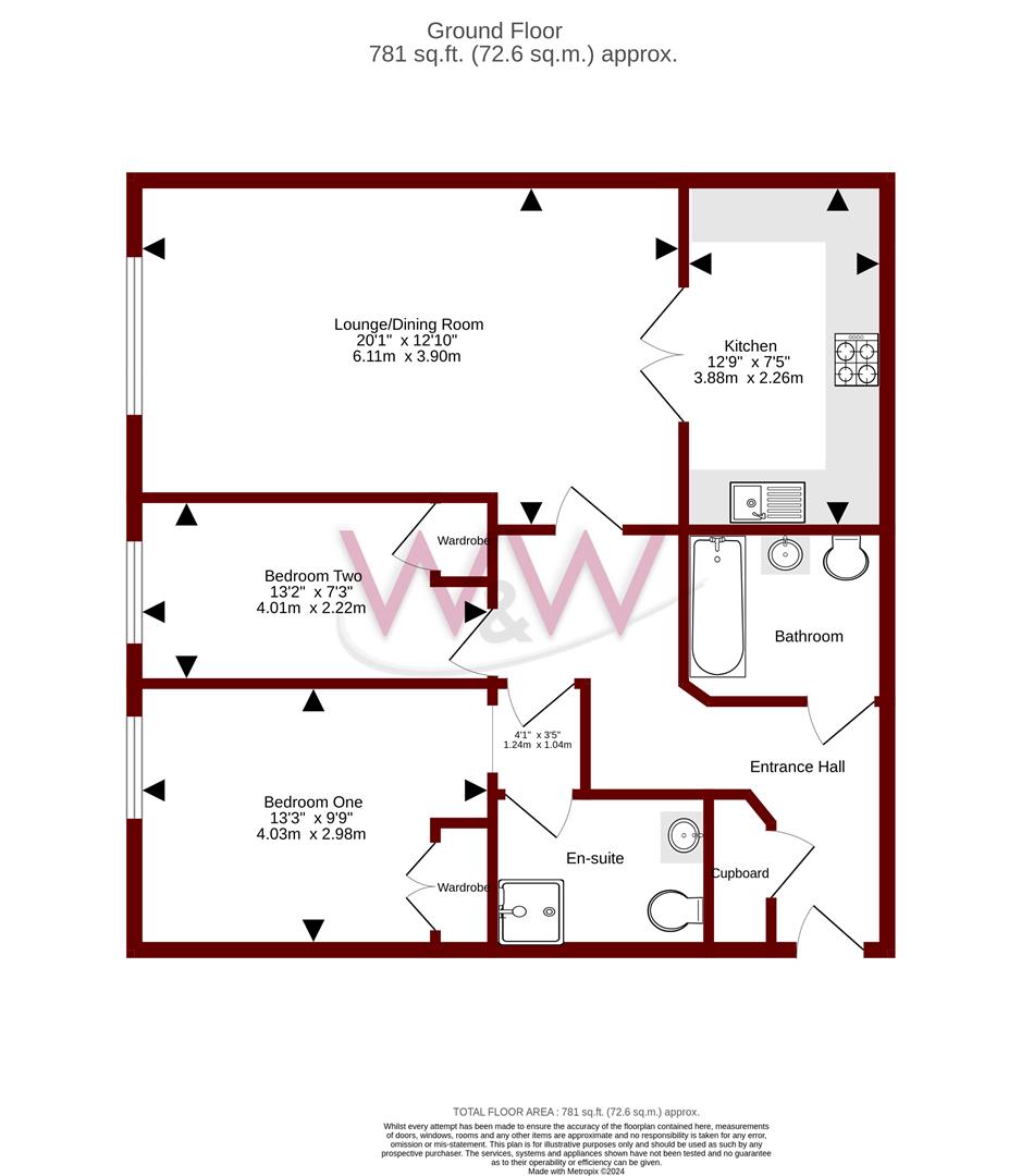 6 Foxfield, Botley Road, Park Gate floorplan