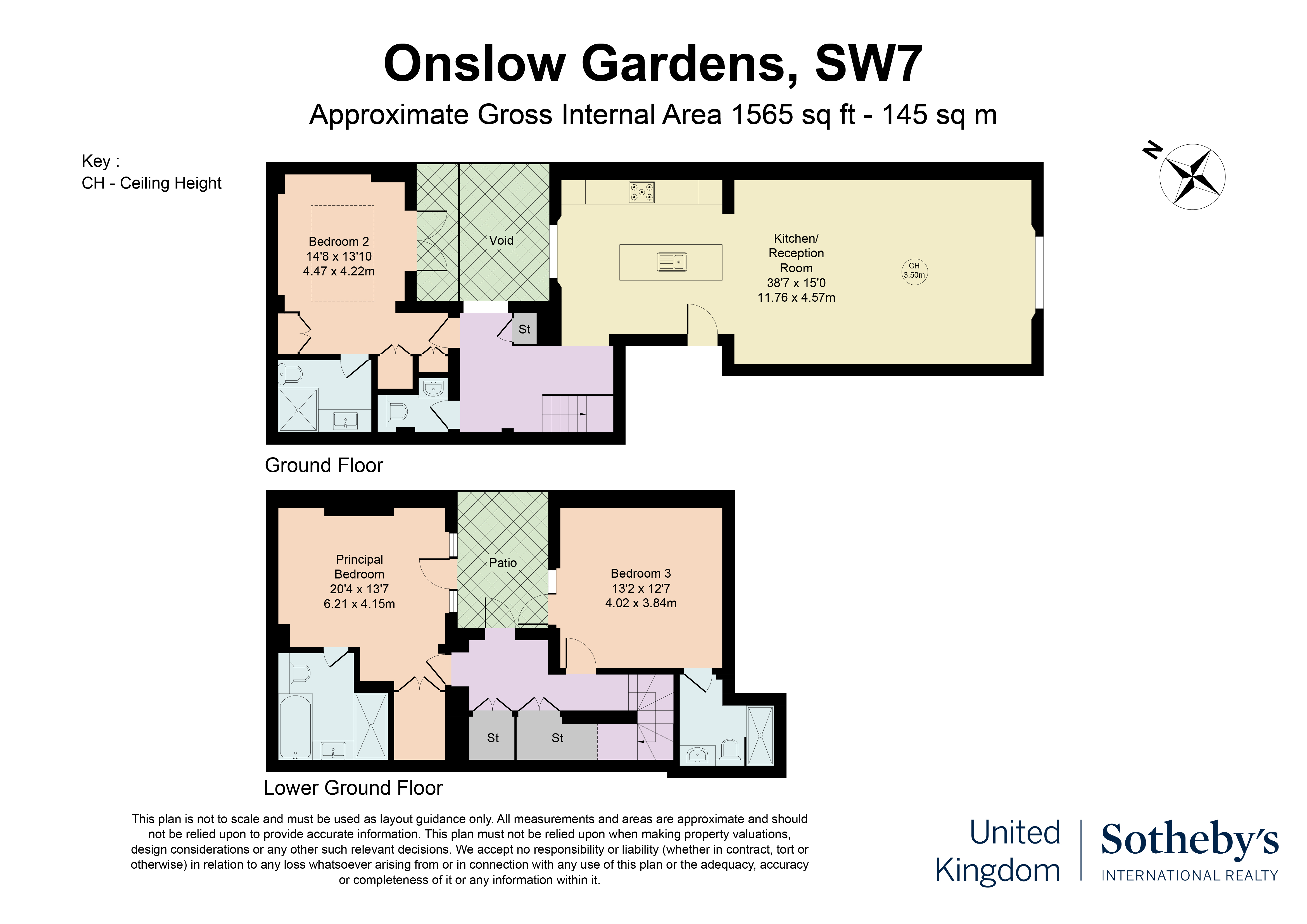 Flat 2, Onslow Gardens, London floorplan