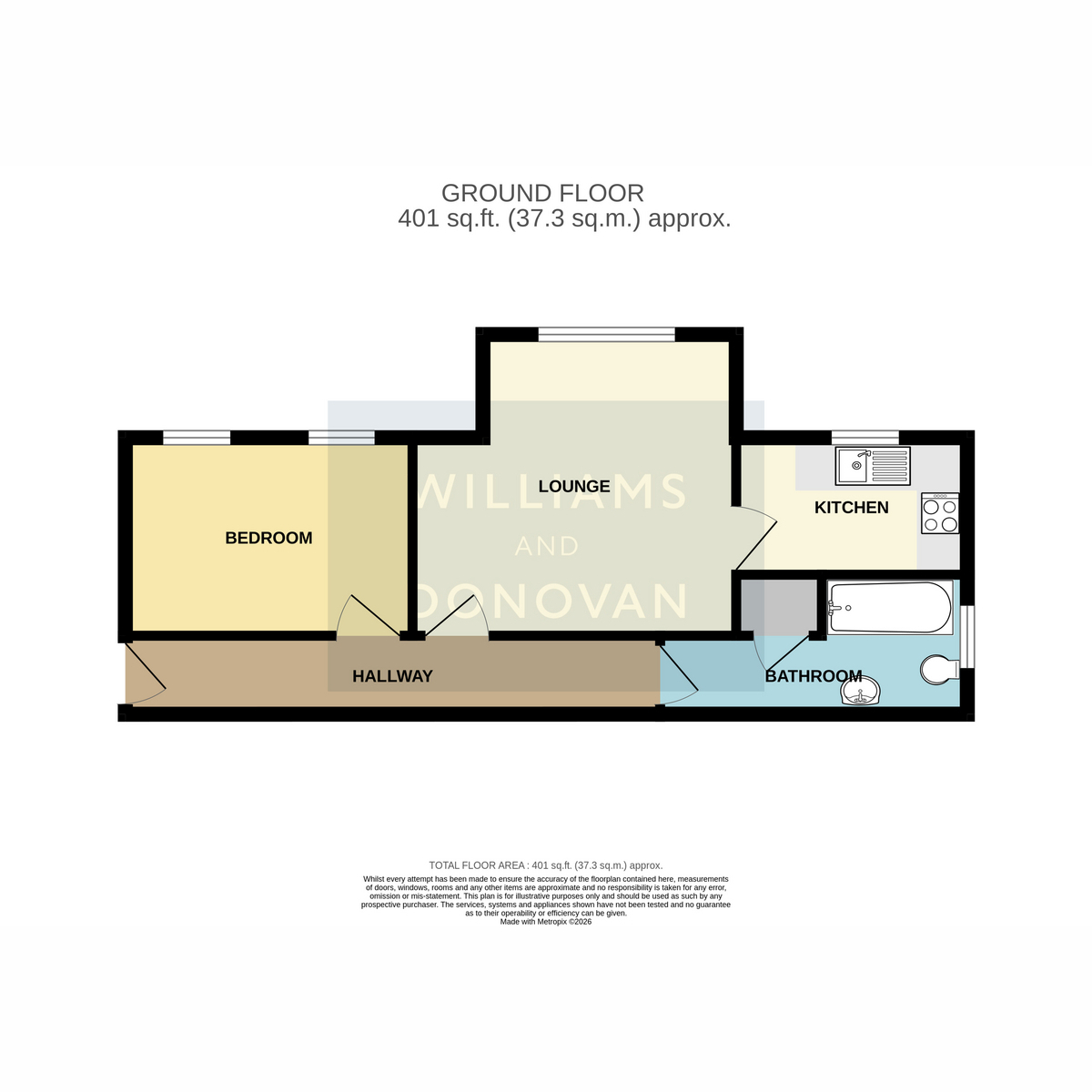 Flat Flat 2, The Ashleighs, Sanders Road, Canvey Island floorplan