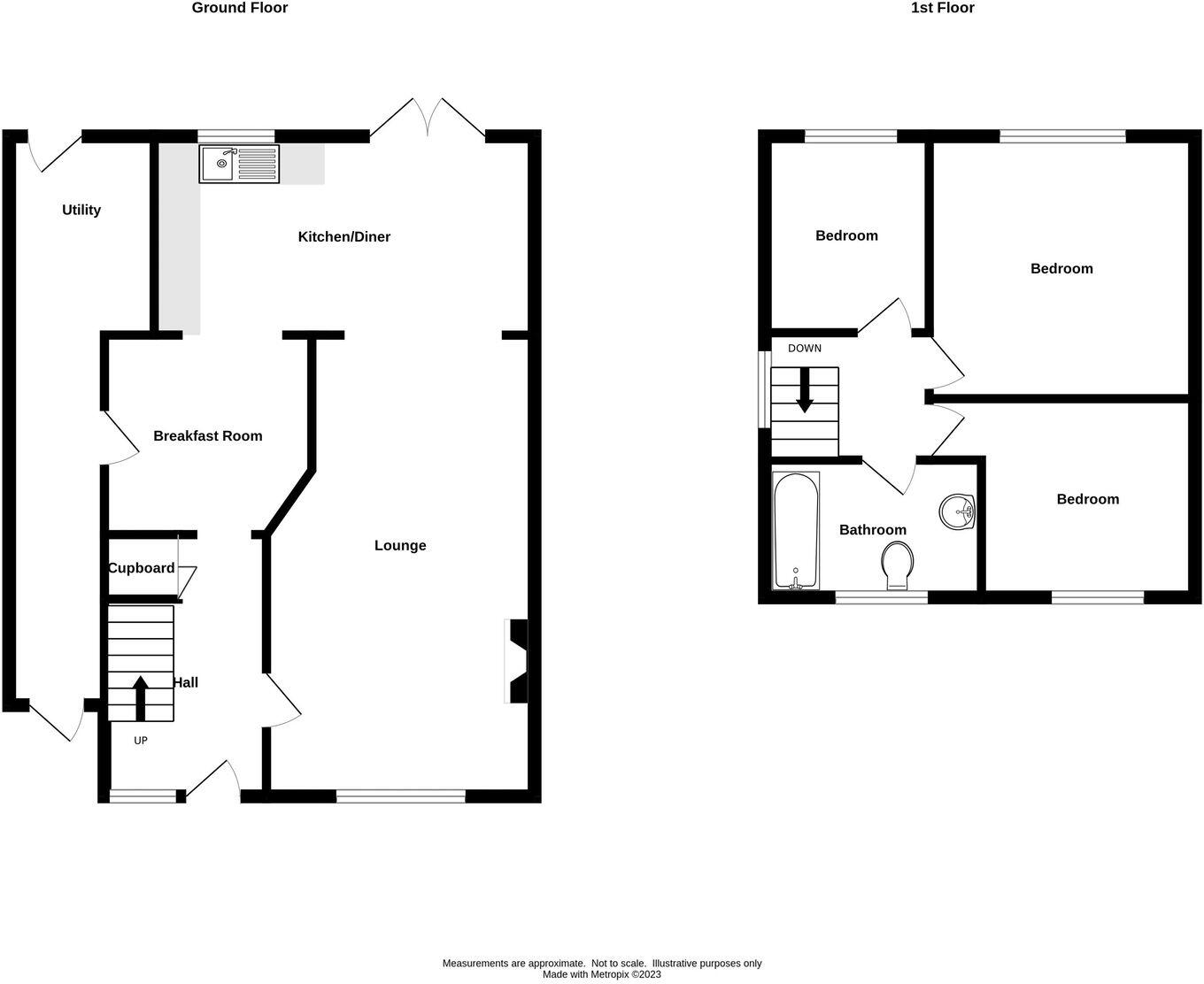 16 Lawnsdown Road, Brierley Hill floorplan