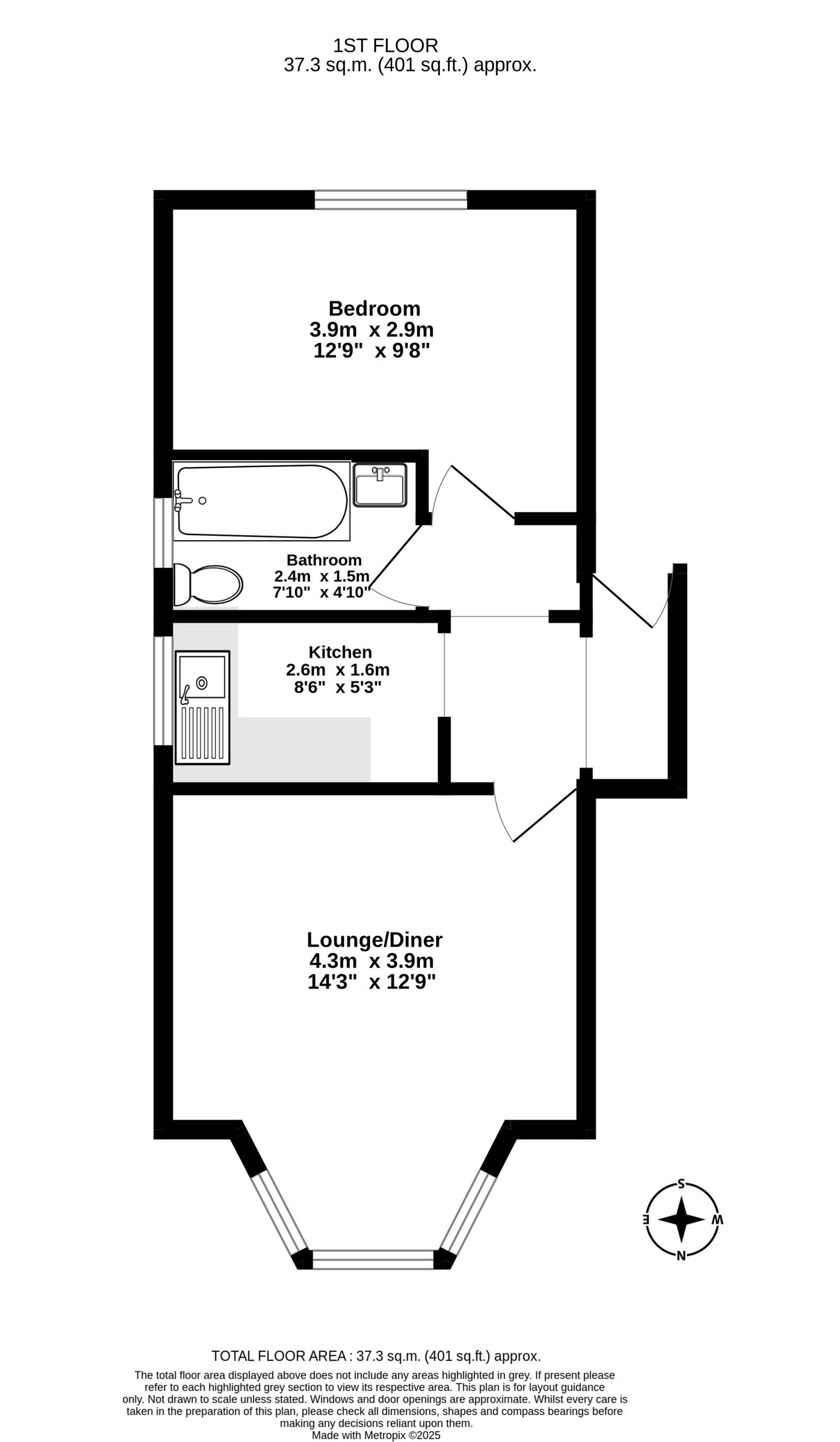 16,Flat 5, Granville Road, Broadstairs floorplan