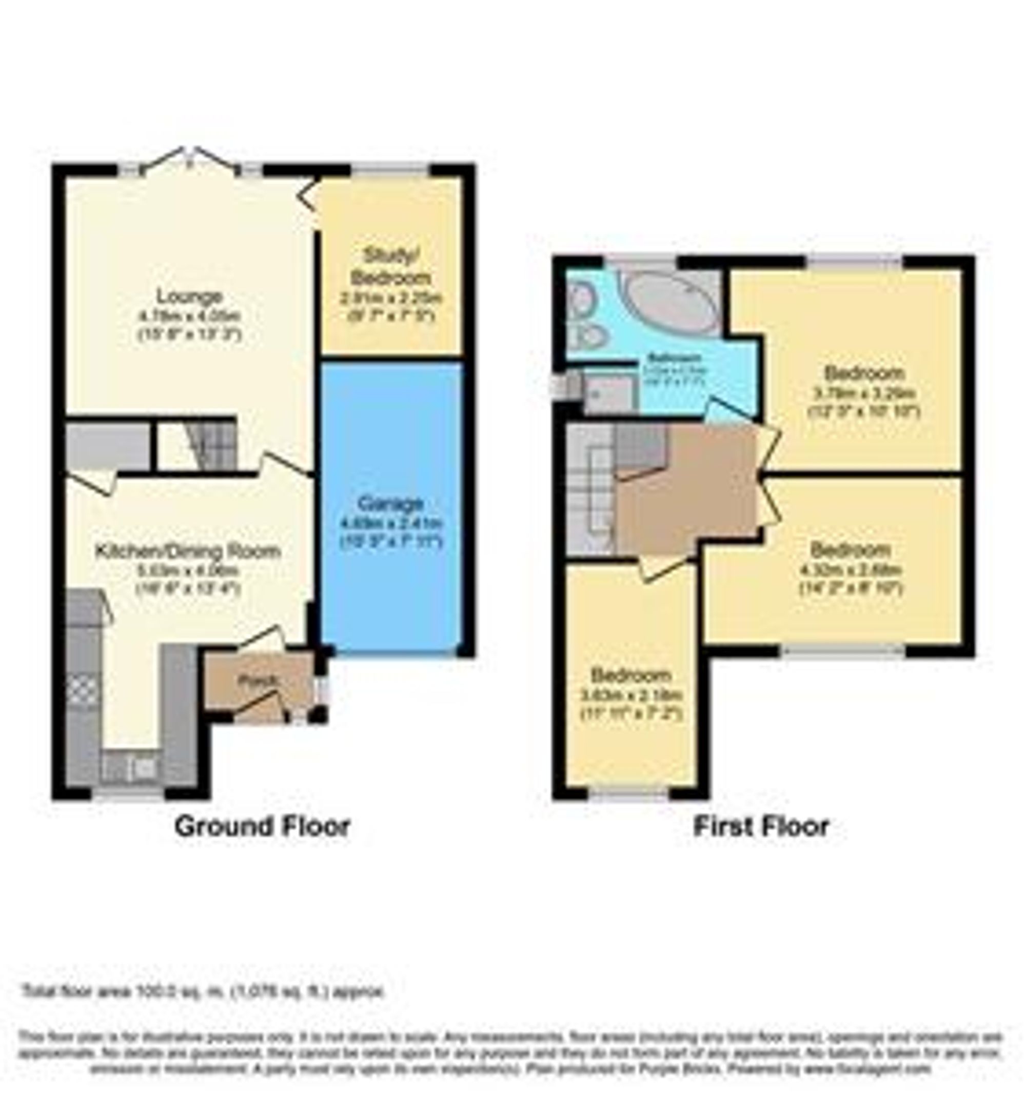1 Gascoyne Close, Romford floorplan