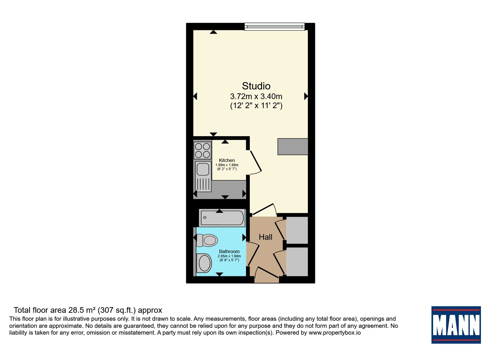 Flat 11,, Penceat Court, London floorplan