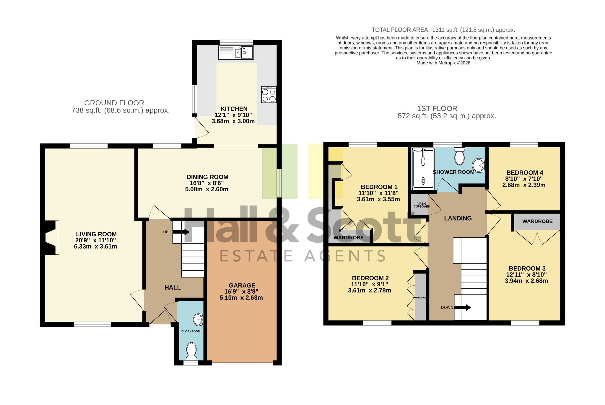 20 Rectory Close, Whimple, Exeter floorplan
