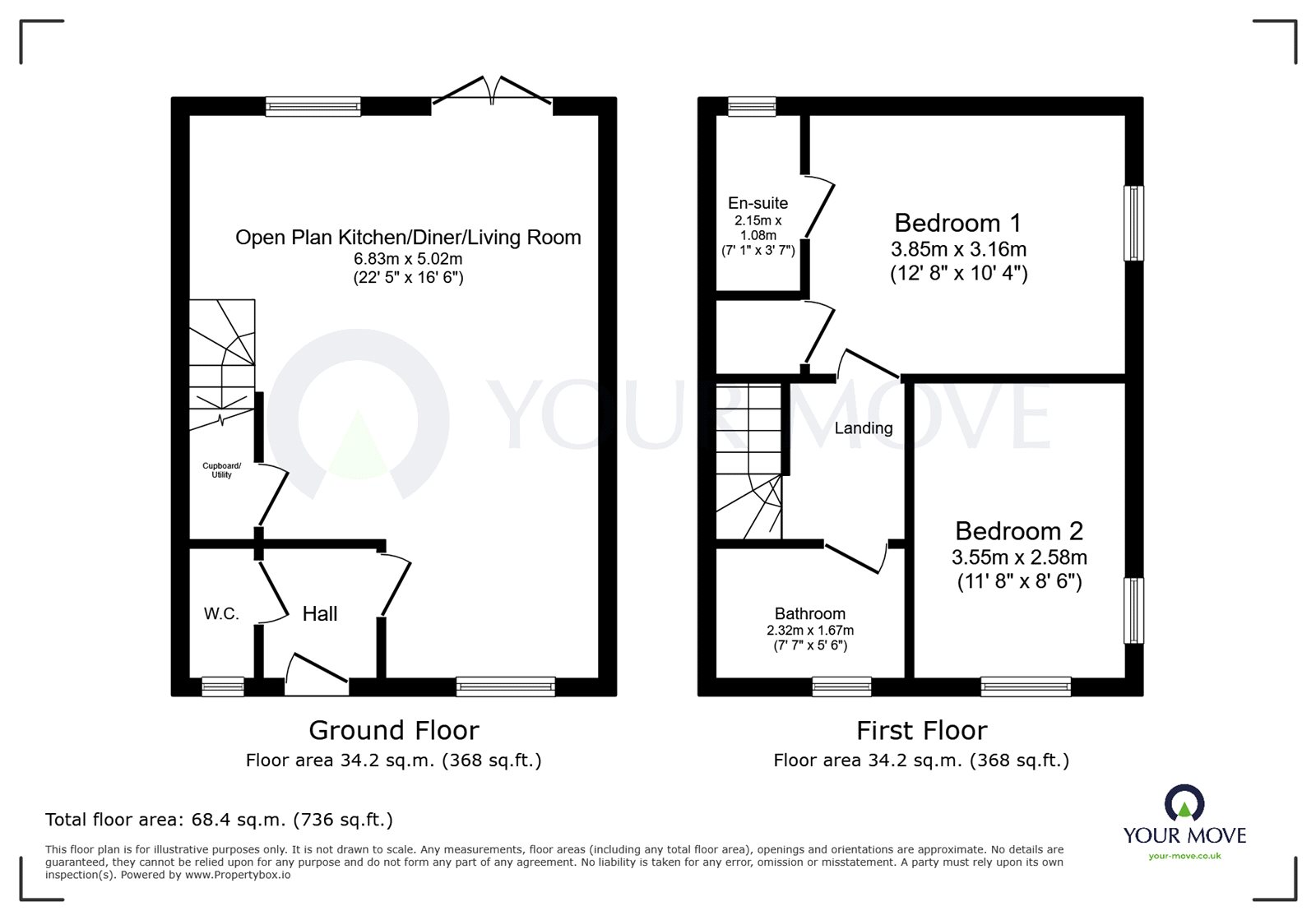Harker Close, Hucknall, Nottingham, Nottinghamshire, NG15 floorplan