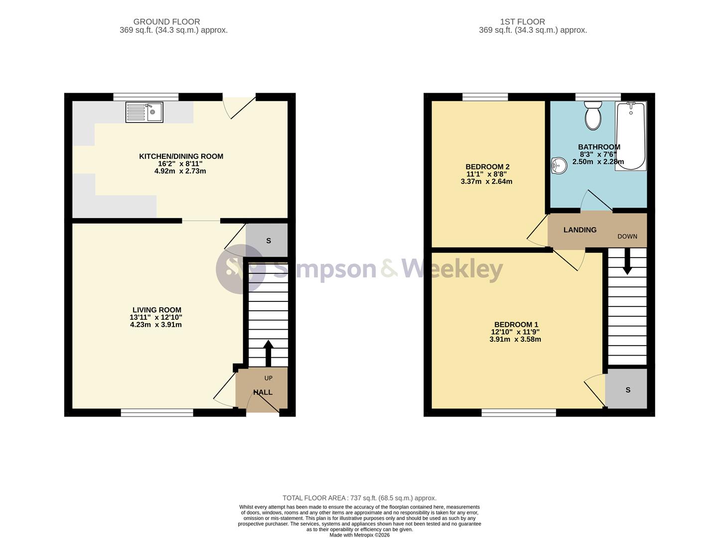 77, Highfield Road, Rushden floorplan
