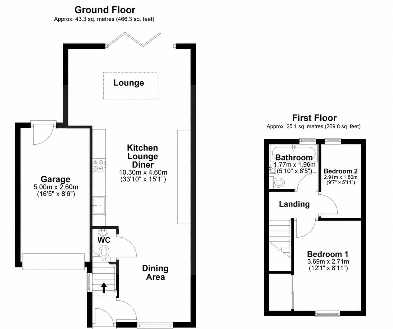 3, Saywell Brook, Chelmsford floorplan