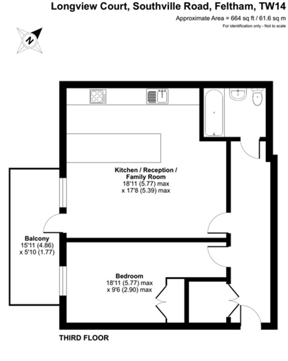 Southville Road, Feltham, TW14 floorplan