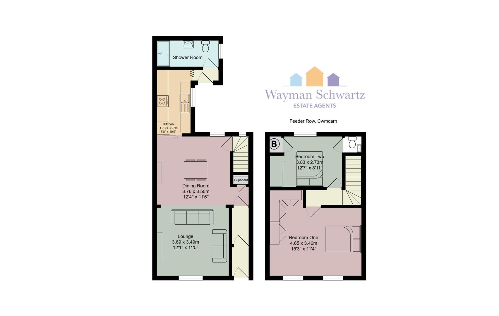 Feeder Row, Cwmcarn floorplan