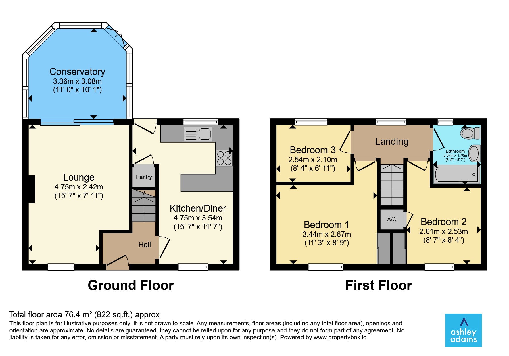 2, Mountford Close, Derby floorplan