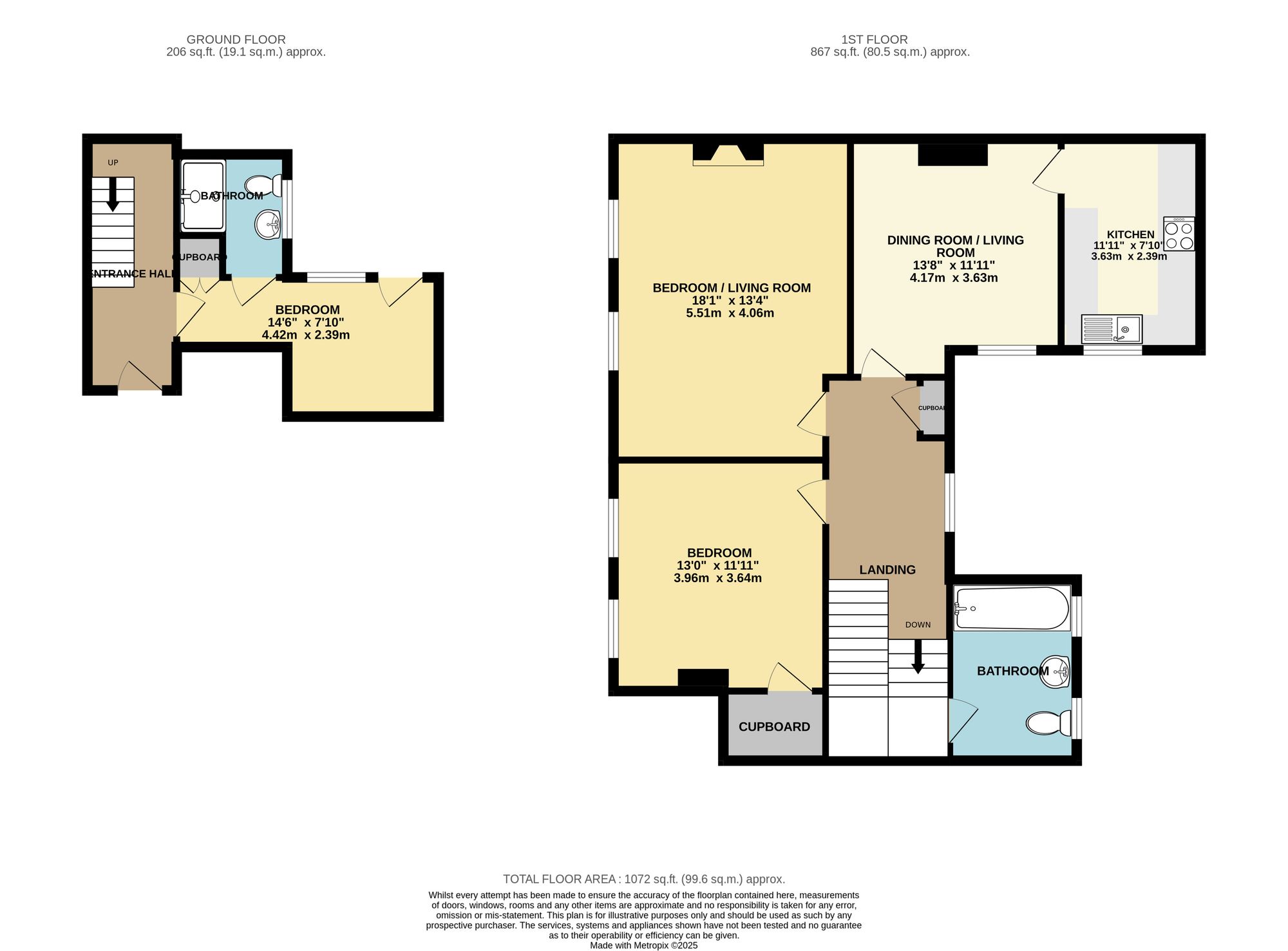 32a Bootham Crescent, York floorplan