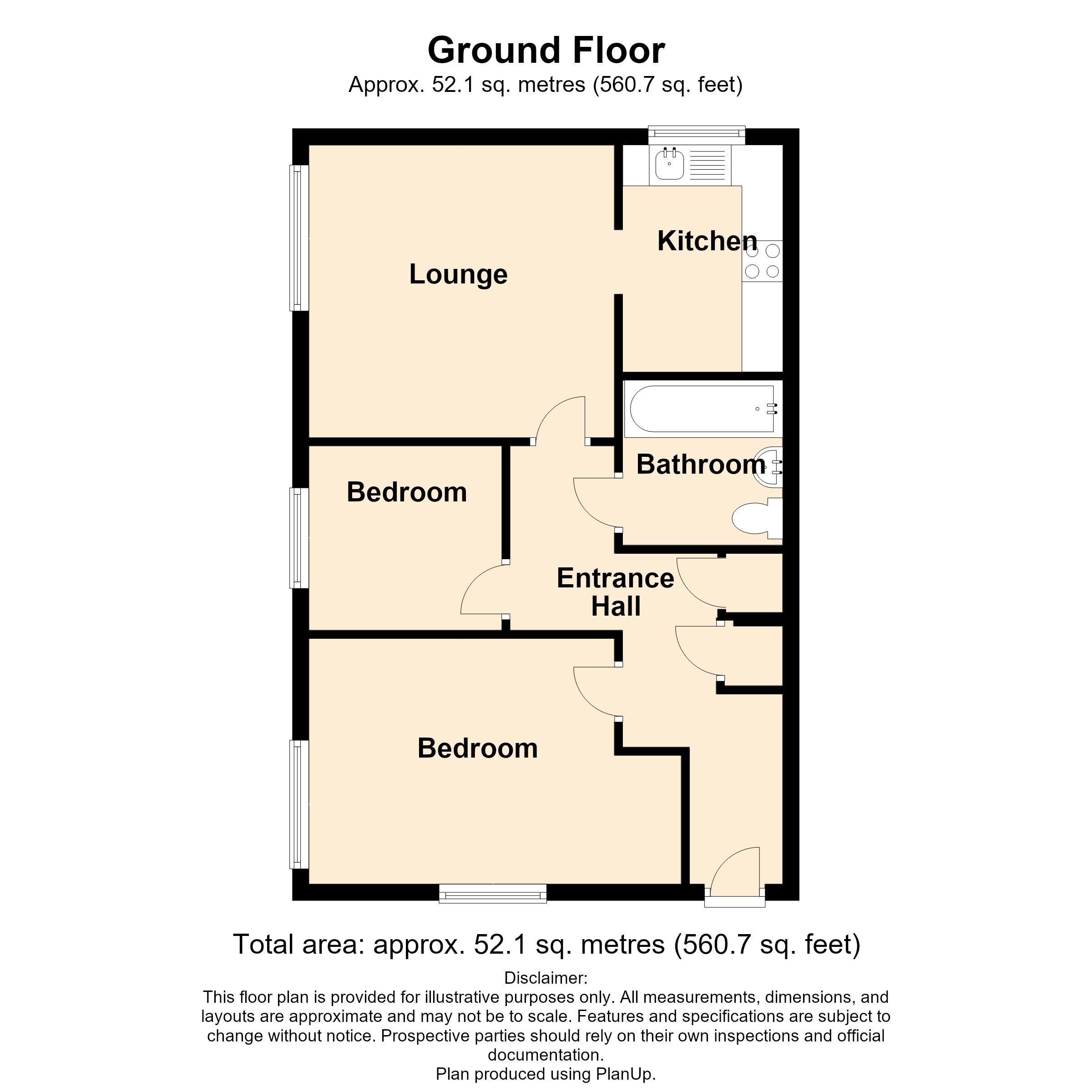 7, Charles Eaton Court, Warwickshire floorplan