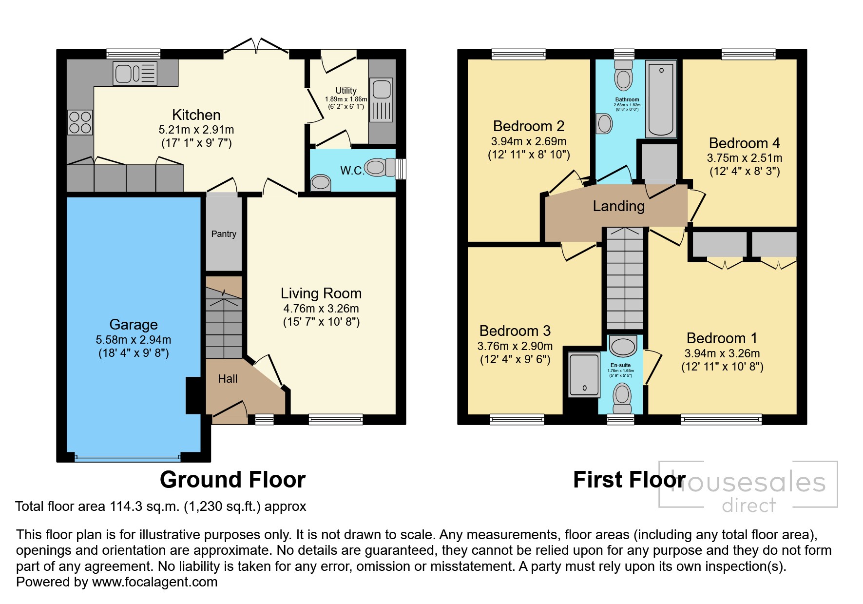 5, Wittingham Close, Telford floorplan