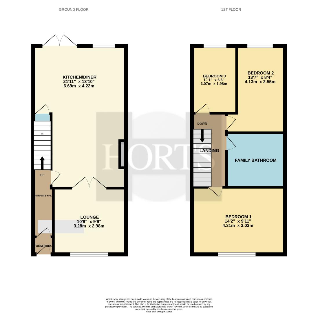 31, King Street, Northampton floorplan