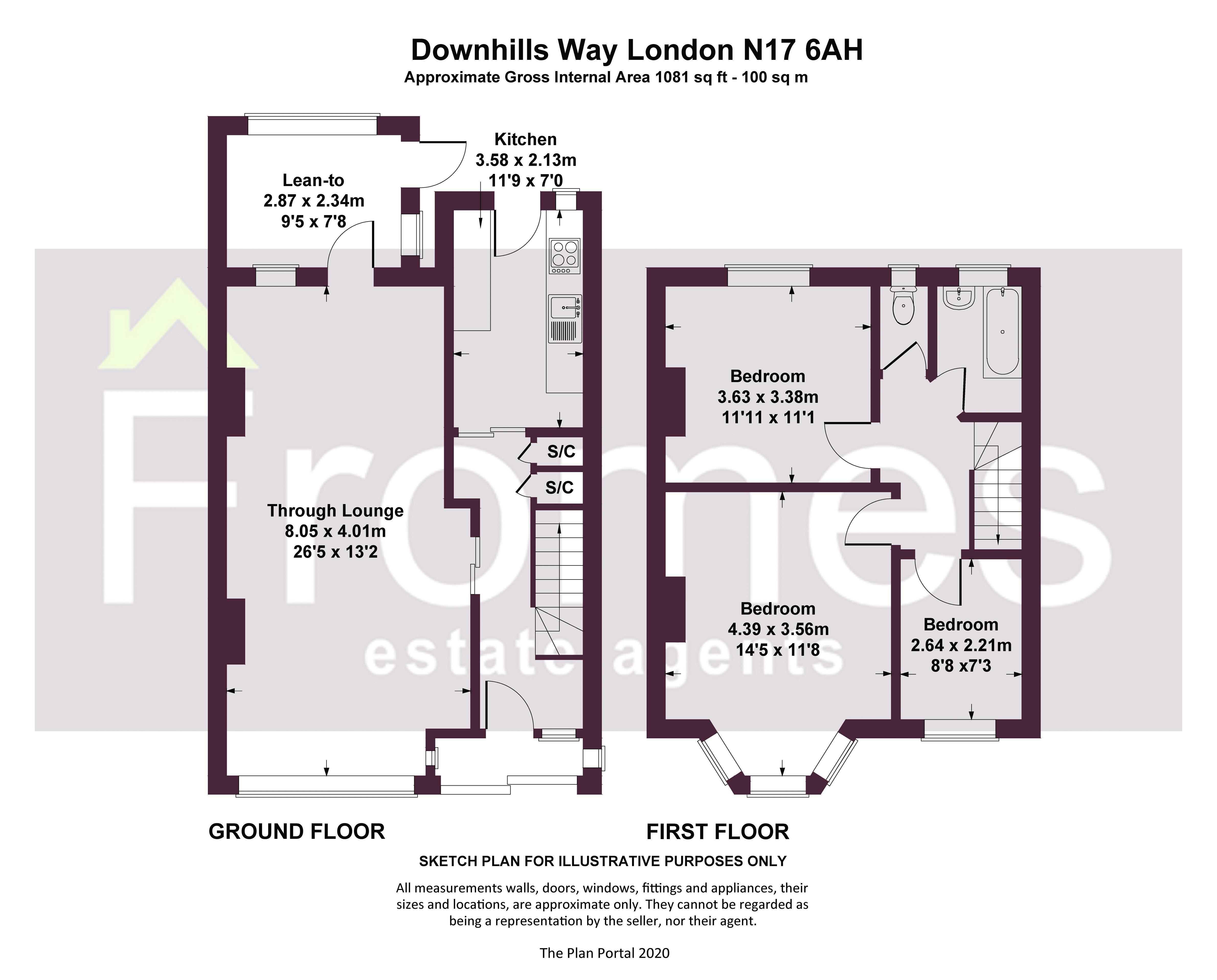 3 bed terraced house for sale in Downhills Way, London N17 Zoopla