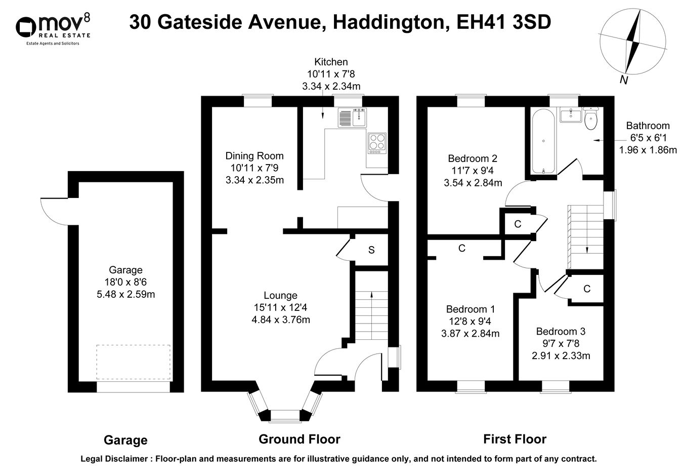 30, Gateside Avenue, Haddington floorplan