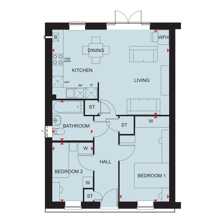 H879516, Tweed Street, Lubbesthorpe, Leicester floorplan